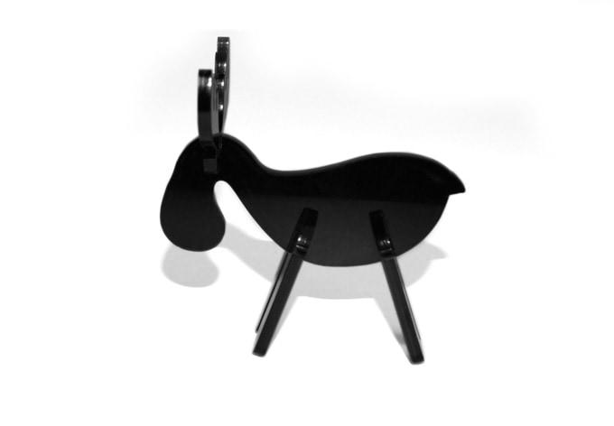Decoración de mesa acrílica alce - lote de 2