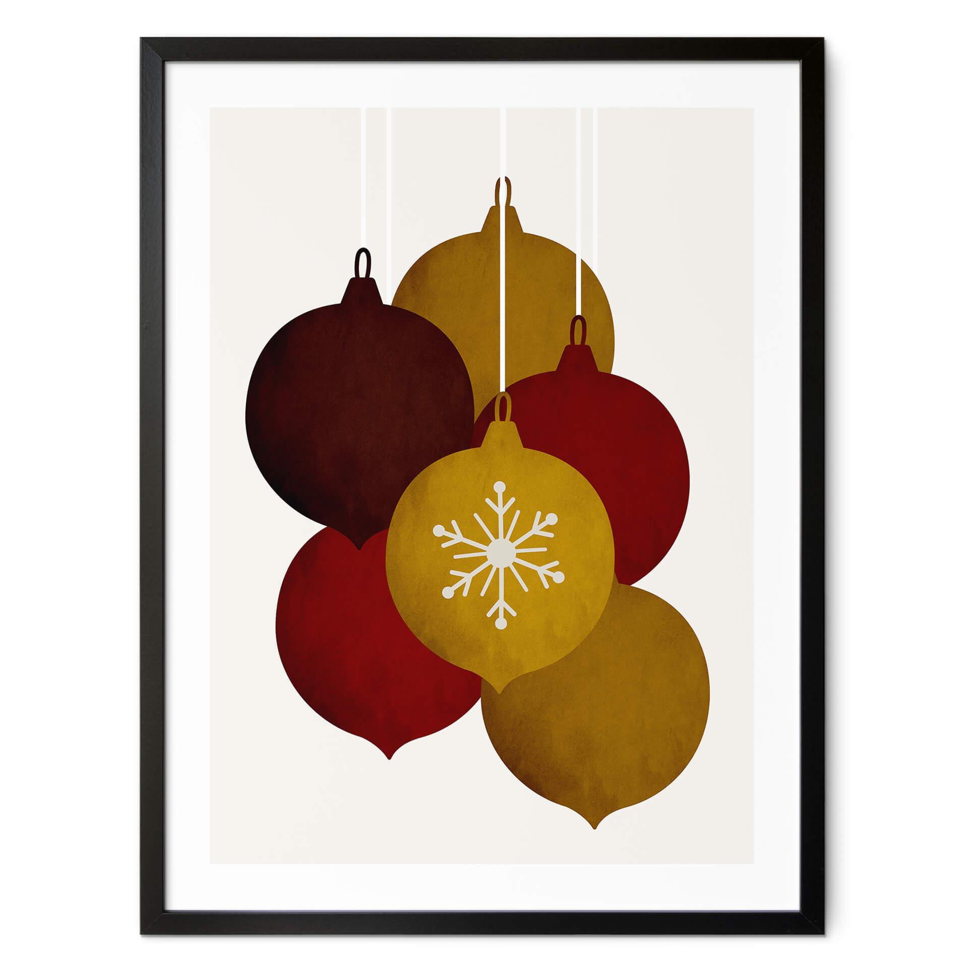Póster Kubistika - Jingle Bells