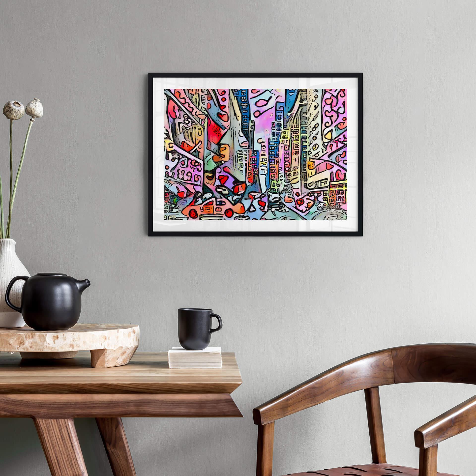 Plakat Zamart - New York - styl Rizzi