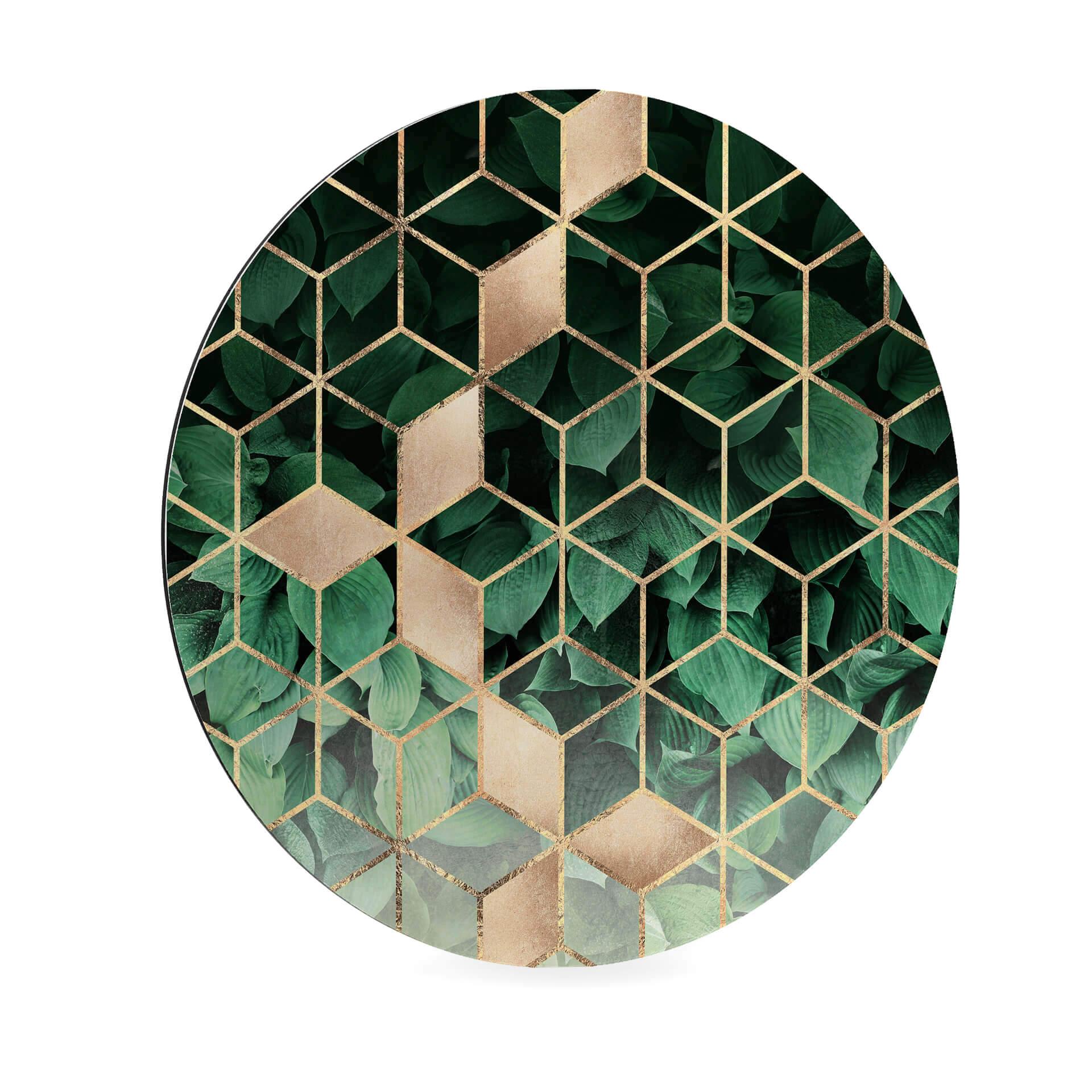 Alu-Dibond rond Frediksson - Nature meets Geometry