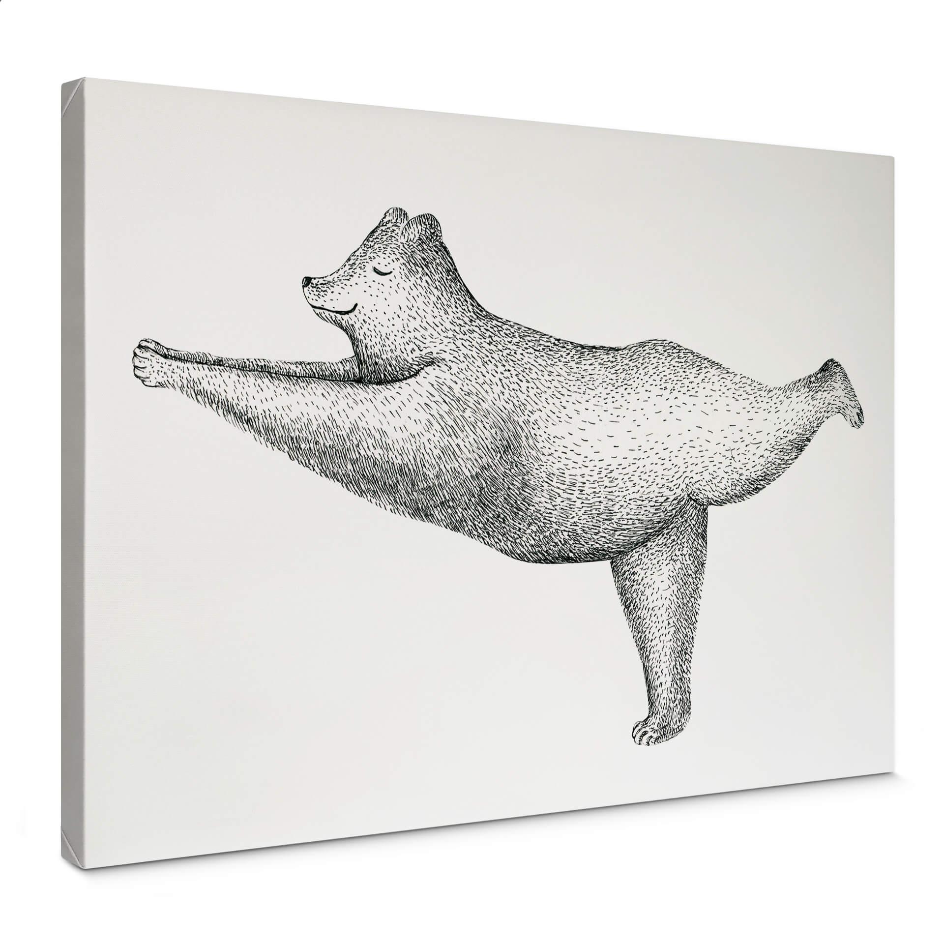 Canvas Kvilis - Yoga Björn 02