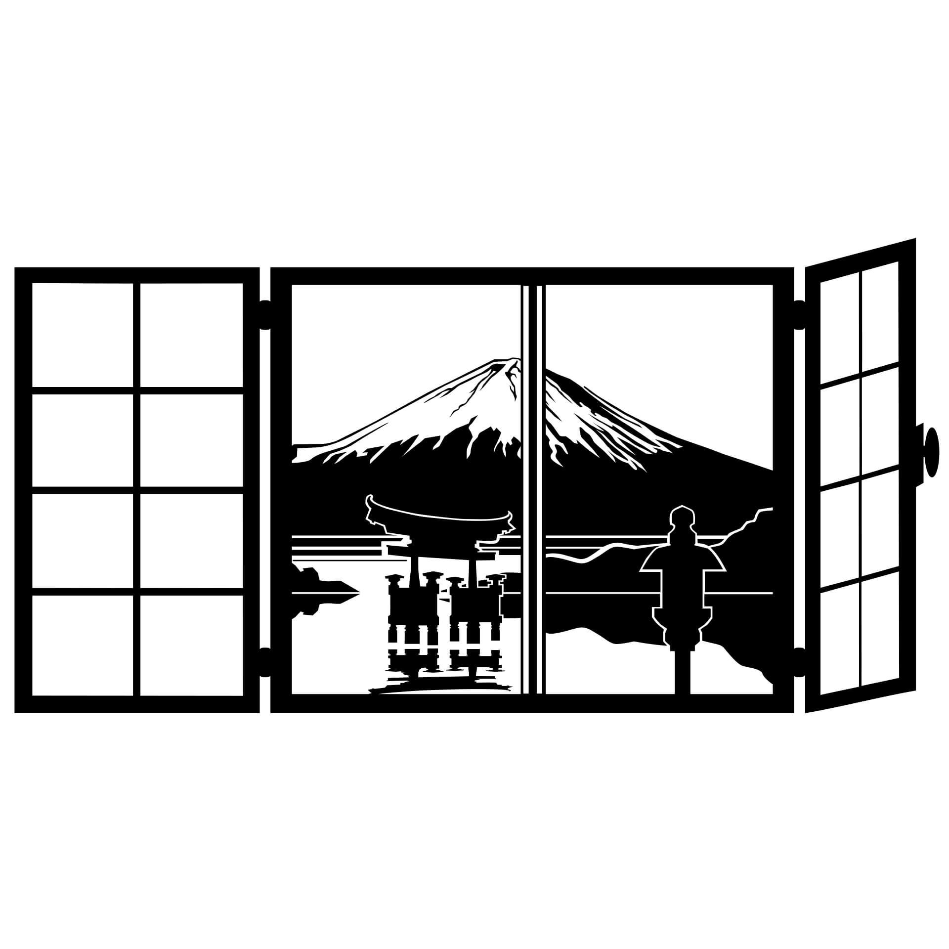 Veduta sul monte Fuji