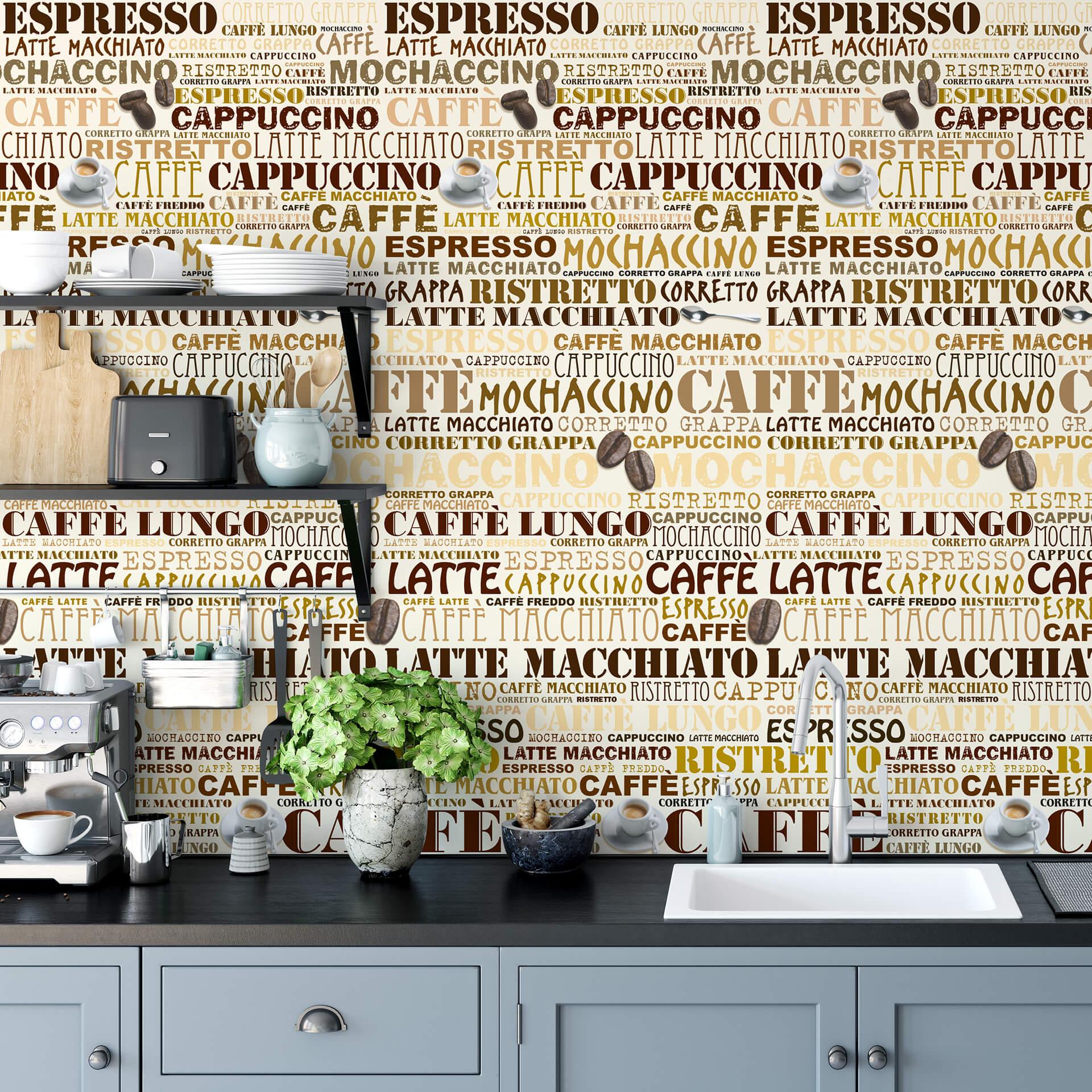 Fototapet - Kaffe butik
