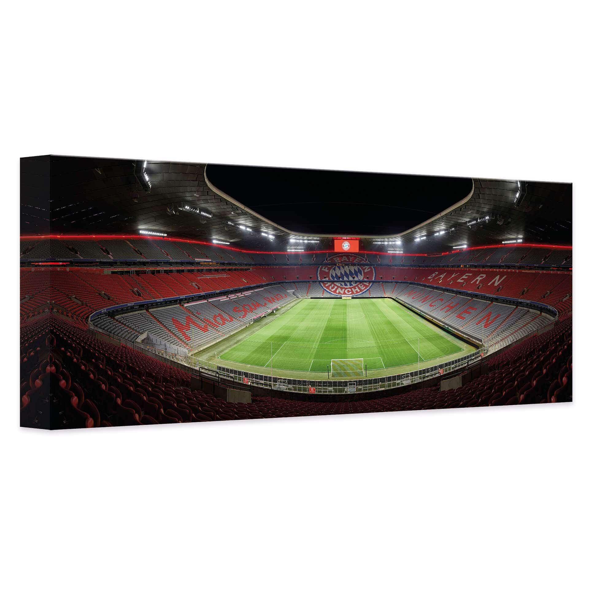 Canvasbillede - FCB Stadion By Night