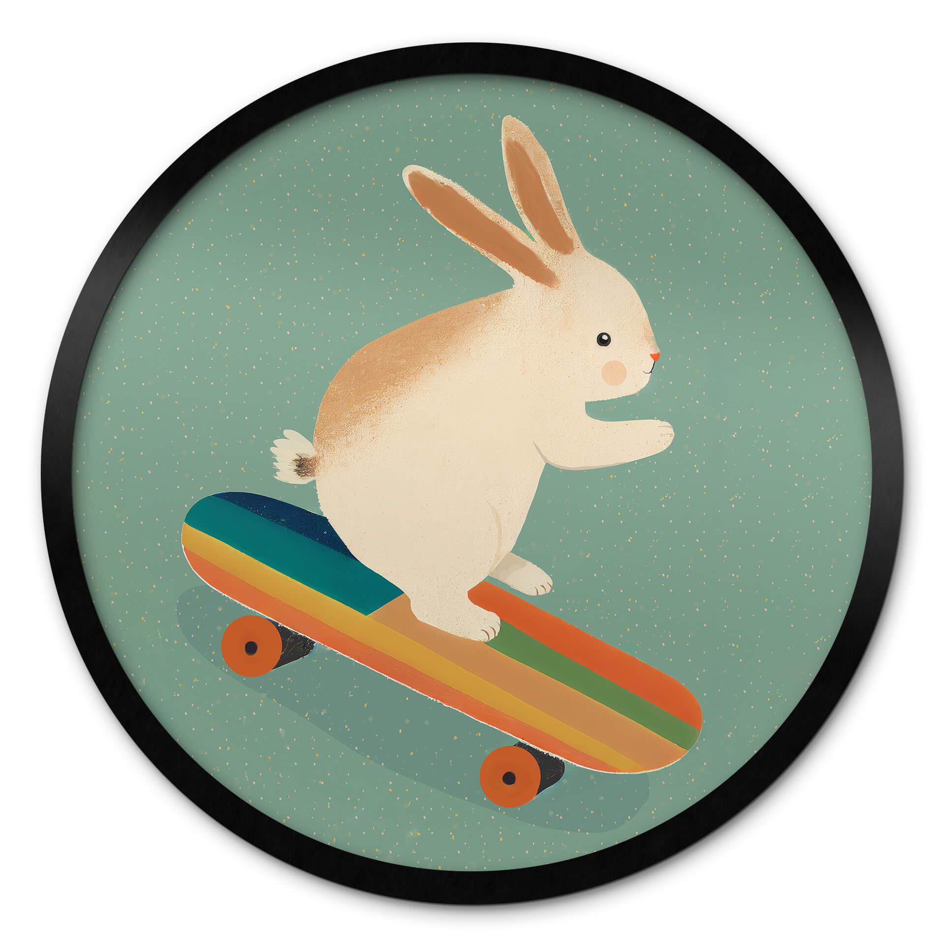 Plakat Treechild - Skateboard Bunny
