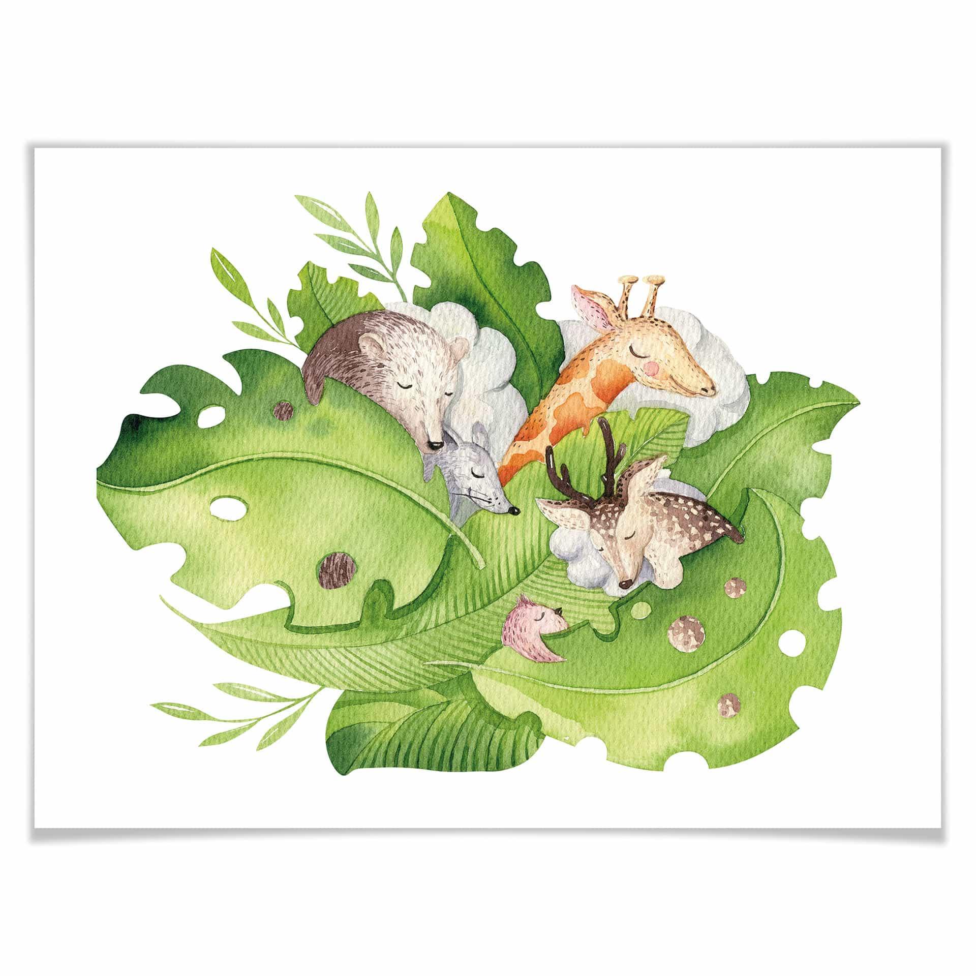 Plakat Kvilis - Śpiąca dżungla