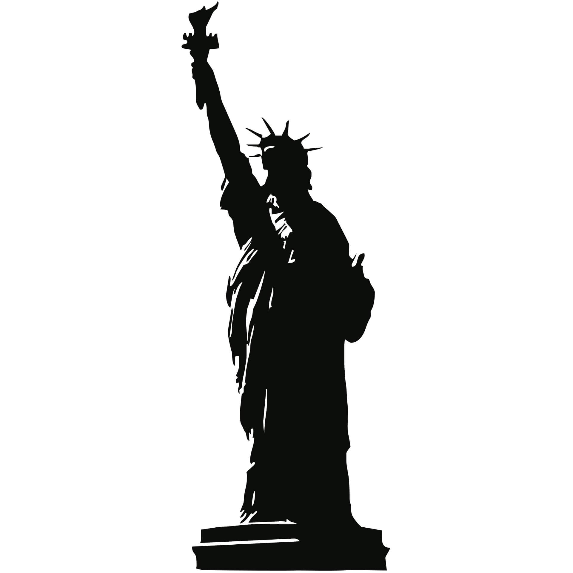 Wandtattoo Miss Liberty