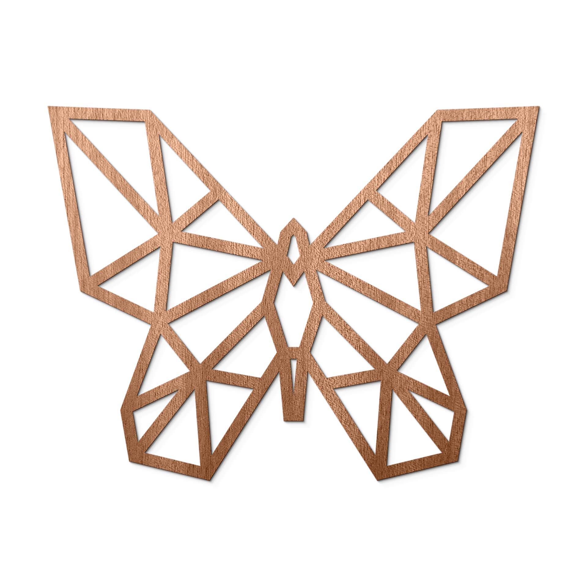 Decoro in legno origami Farfalla