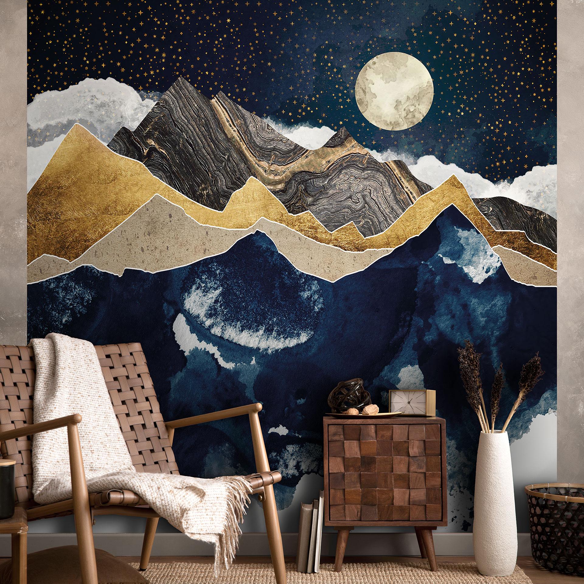 Fototapet Stjernehimmel om vinteren - SpaceFrog Designs
