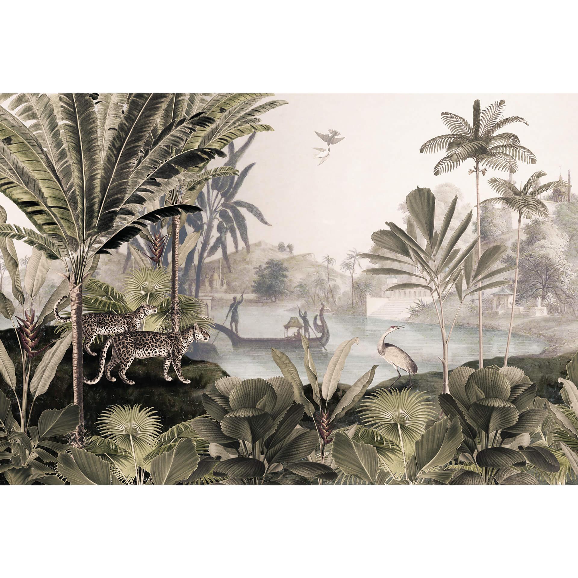 Fotobehang Sir Edward - Leopard Landscape