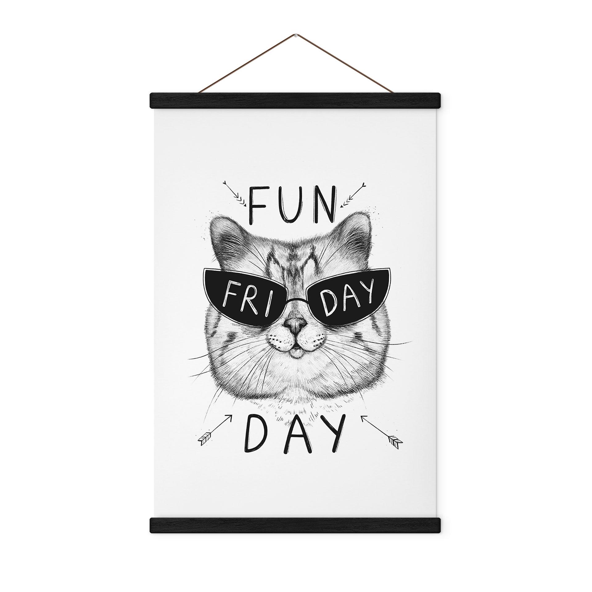 Stofbillede af kat med solbriller - Fun Friday Cat - Korenkova