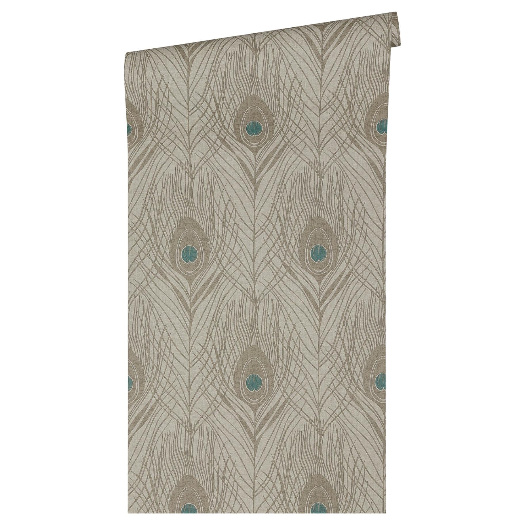 Architects Paper Papier Peint Design Absolutely Chic Graphique Marron Gris Bleu