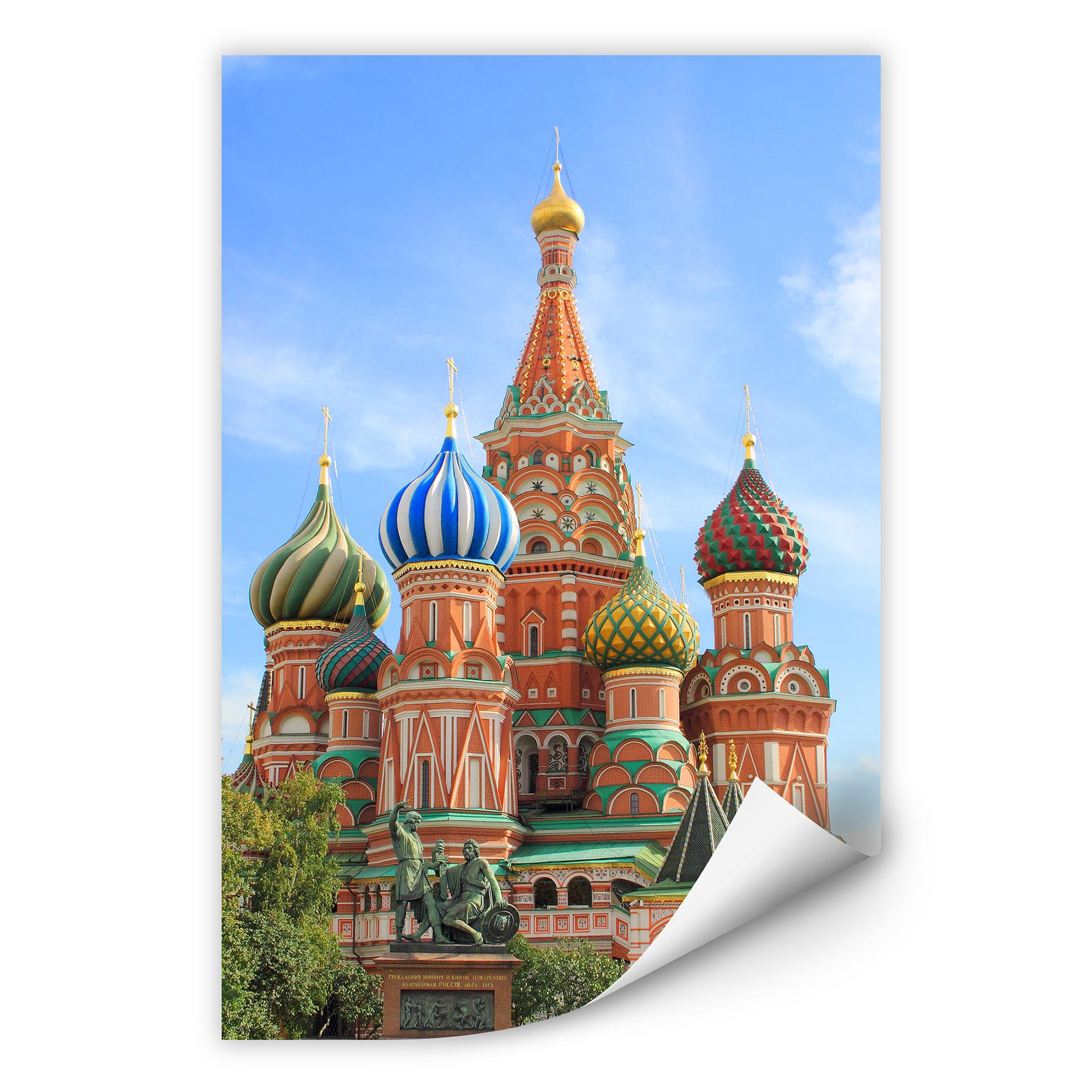 Zelfklevende Poster - Kathedraal in Moskou