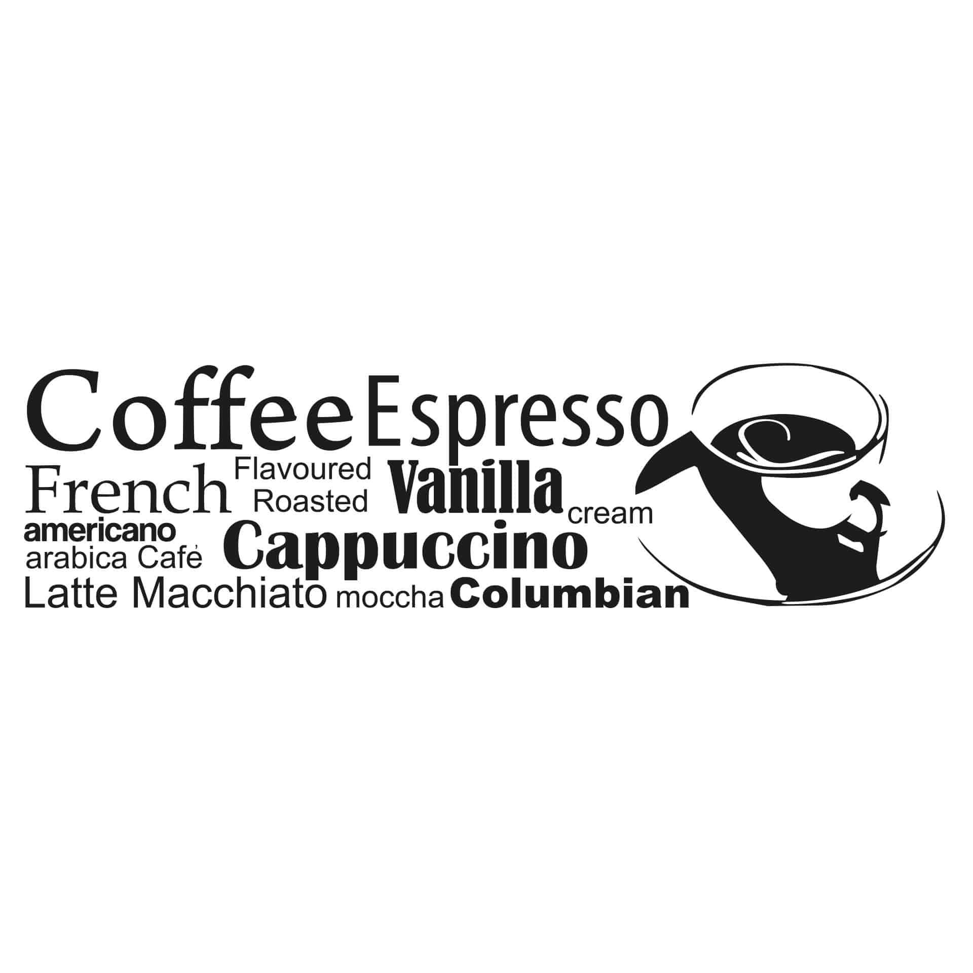 Adesivo murale - Caffè