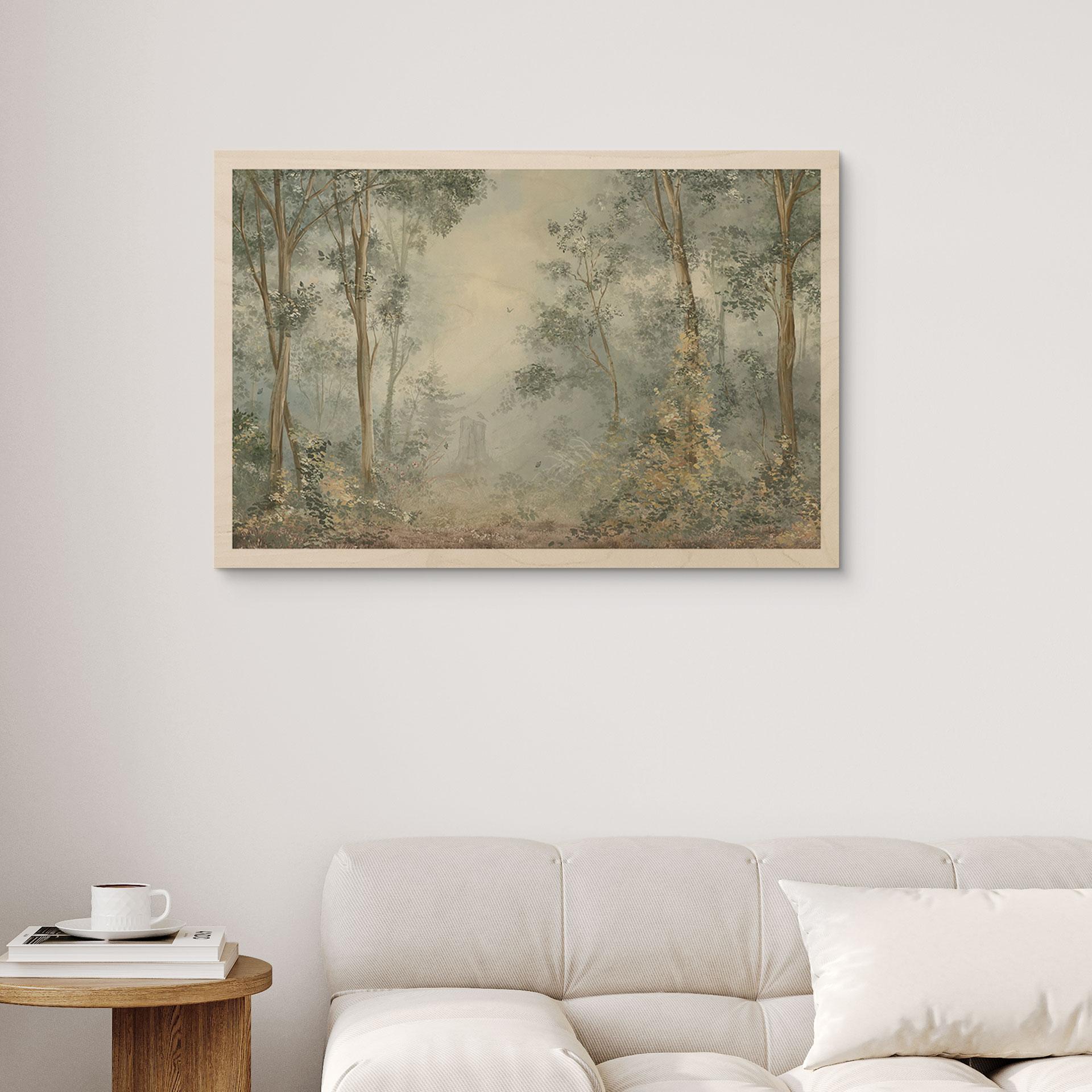 Holzbild Verwunschener Wald - Ms Tiff
