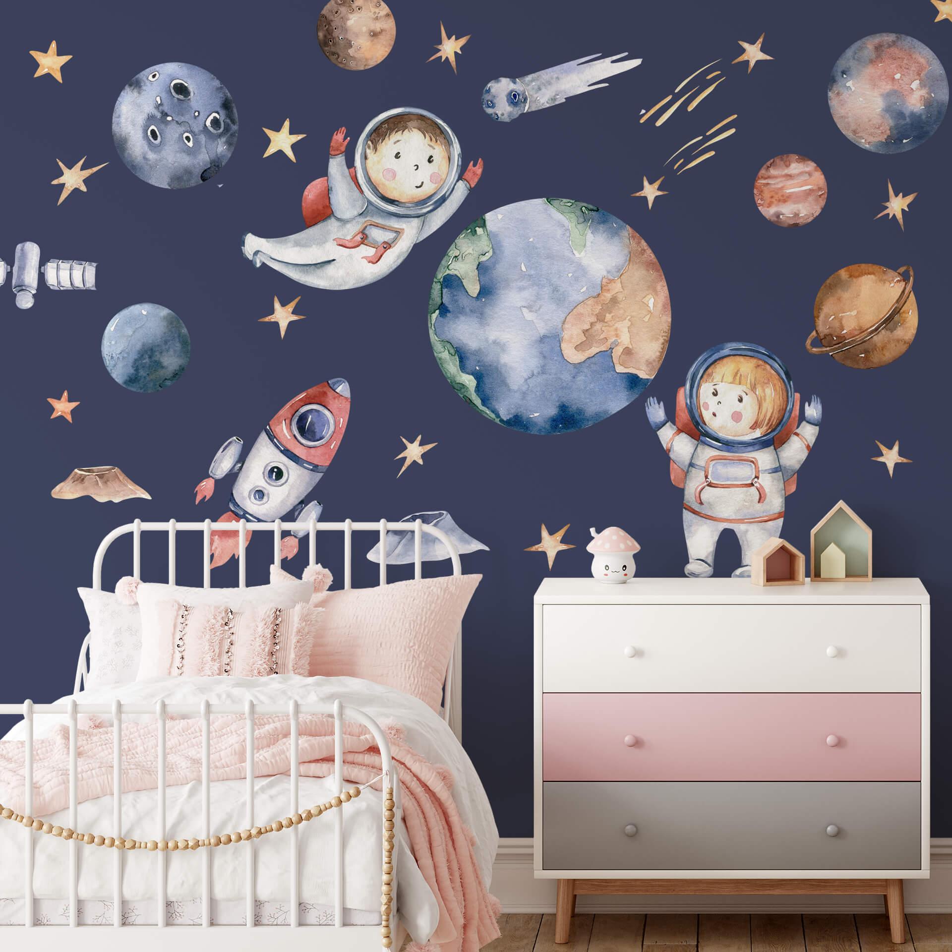 Sticker mural Kvilis - Espace  (36 stickers)