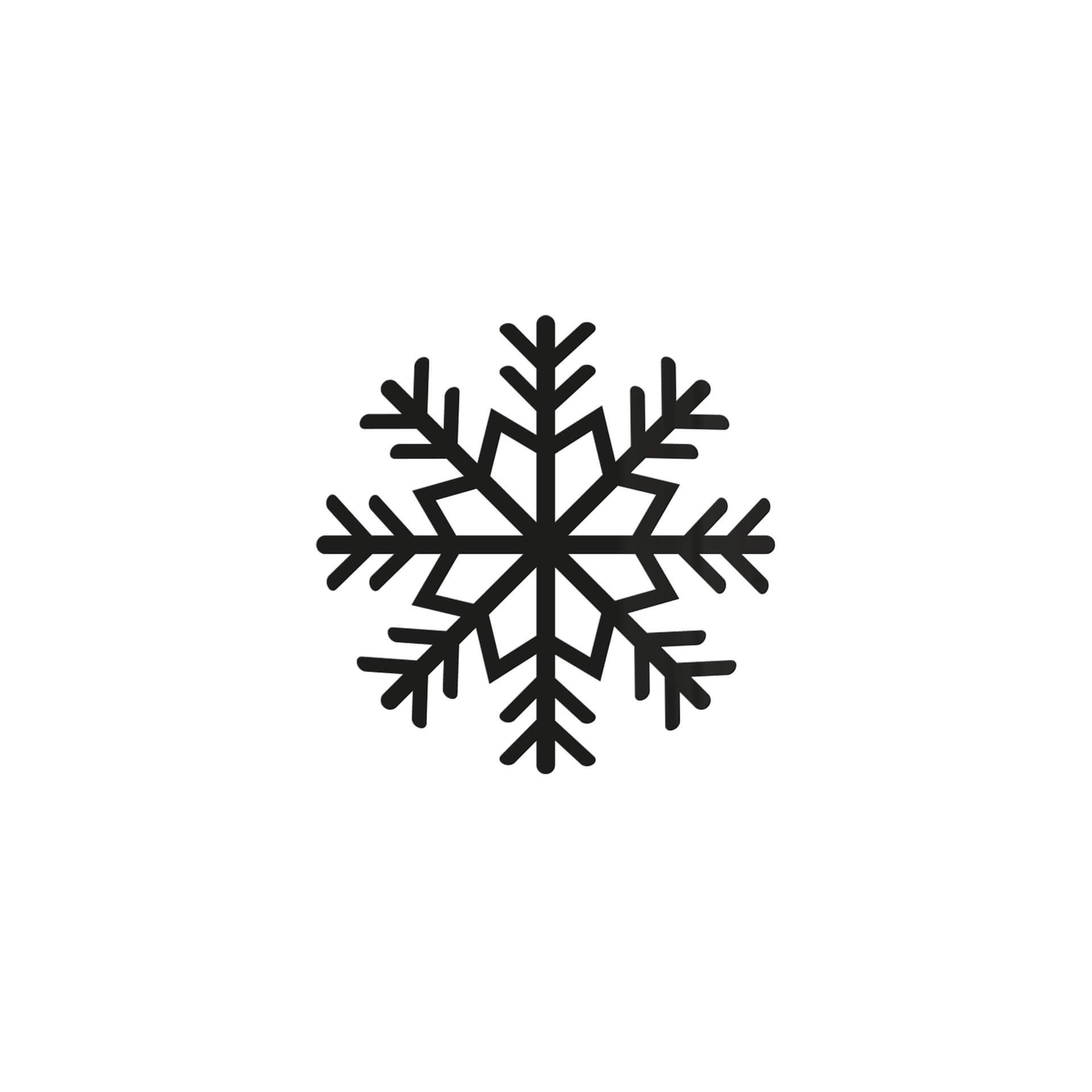 Decoración navideña copo de nieve - decoración acrílica