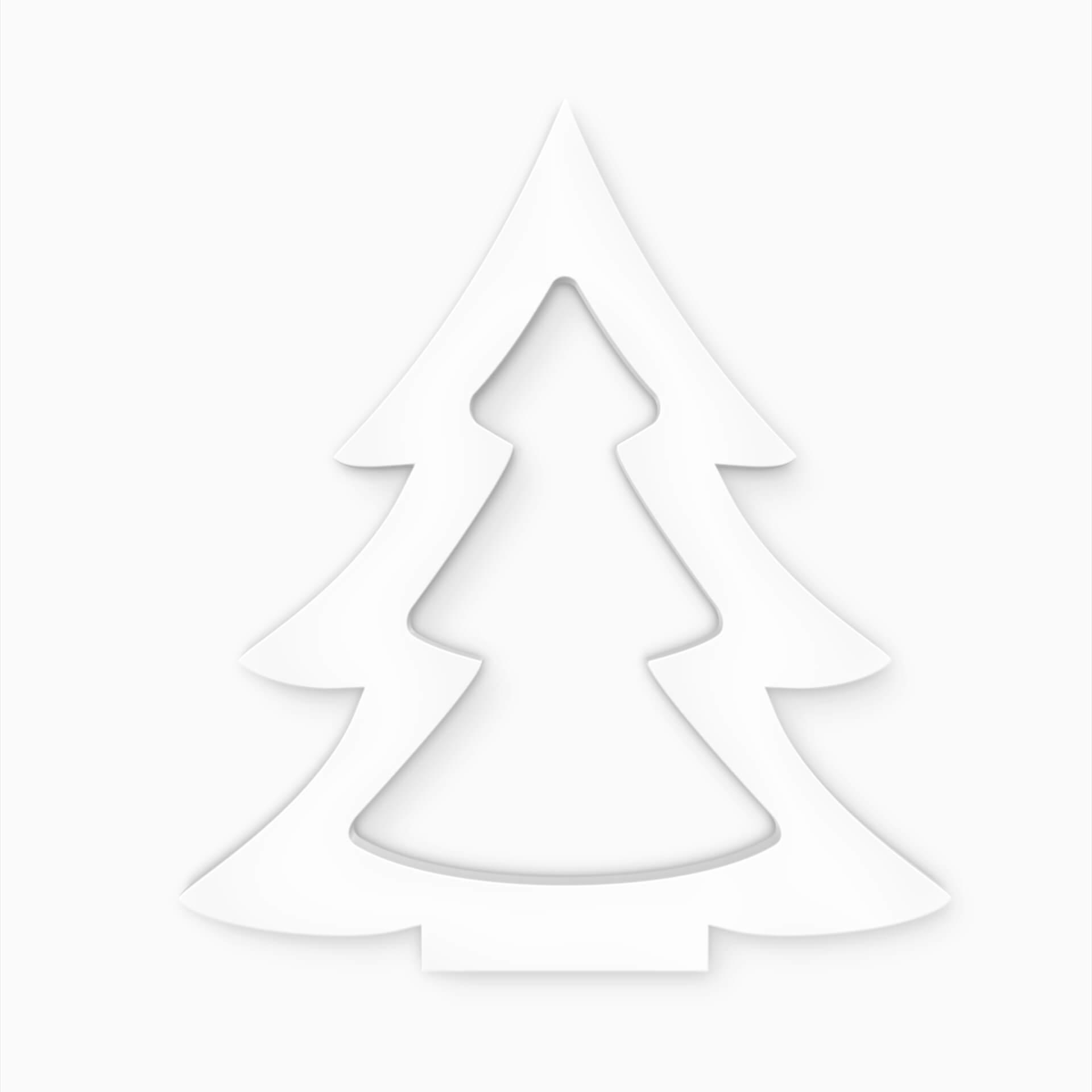 Decoratieve 3D Dennenboom