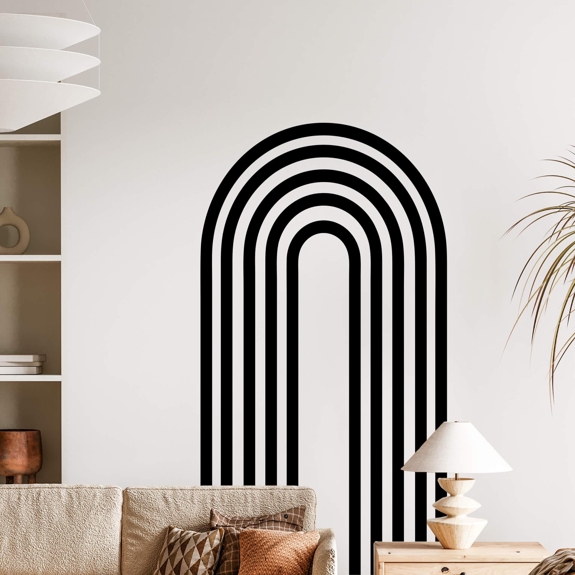 Wallsticker Boho sløjfer ensfarvet
