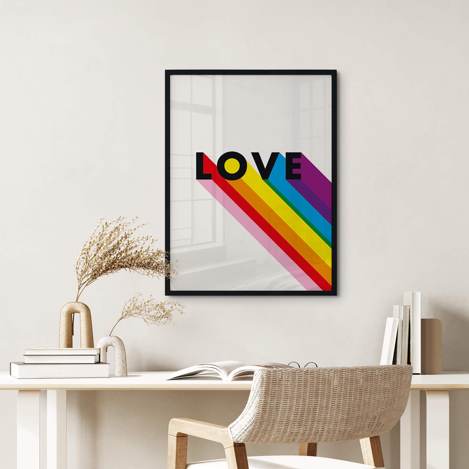 Plakat LGBTQIA+ Love