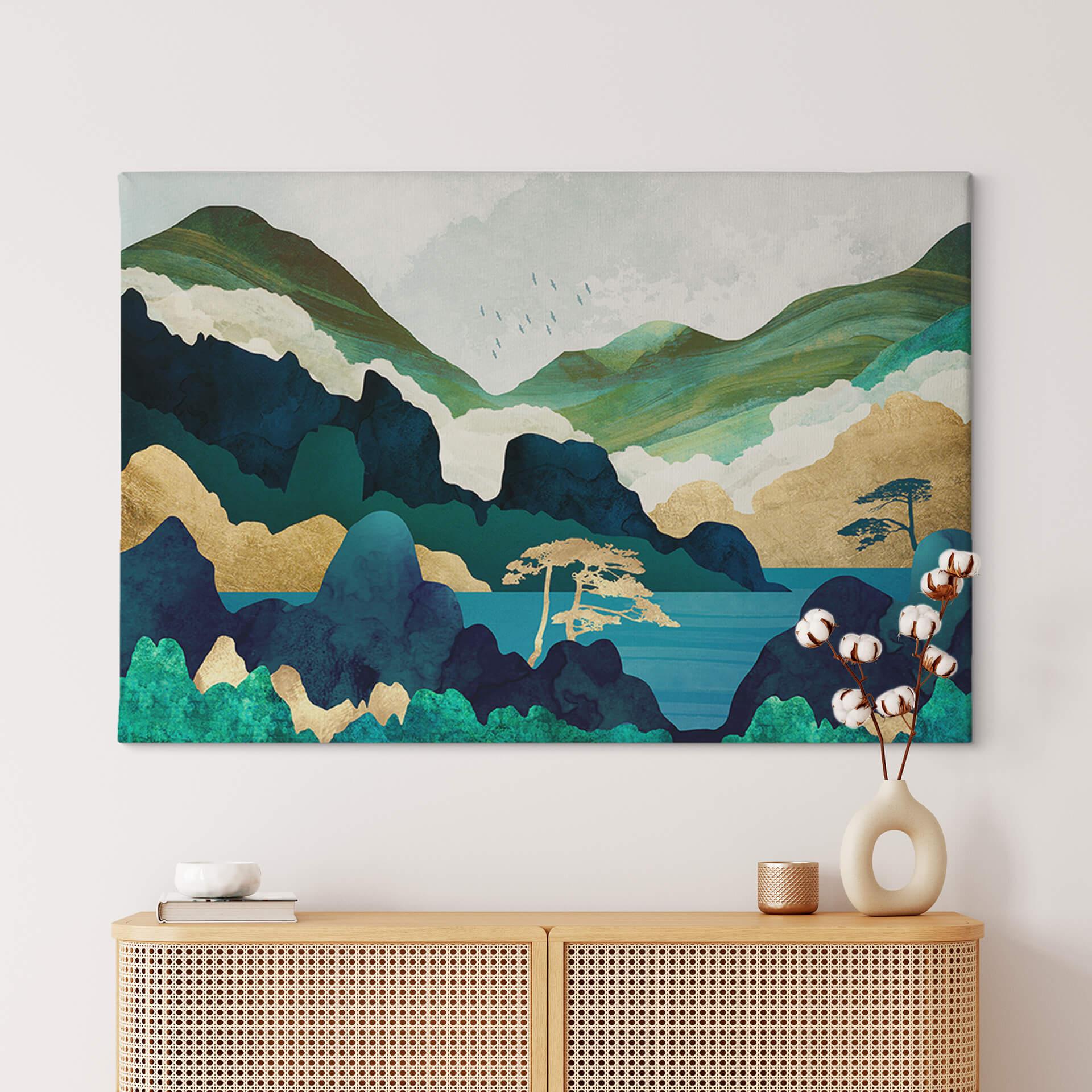 Canvas SpaceFrog Designs - in de Bergen