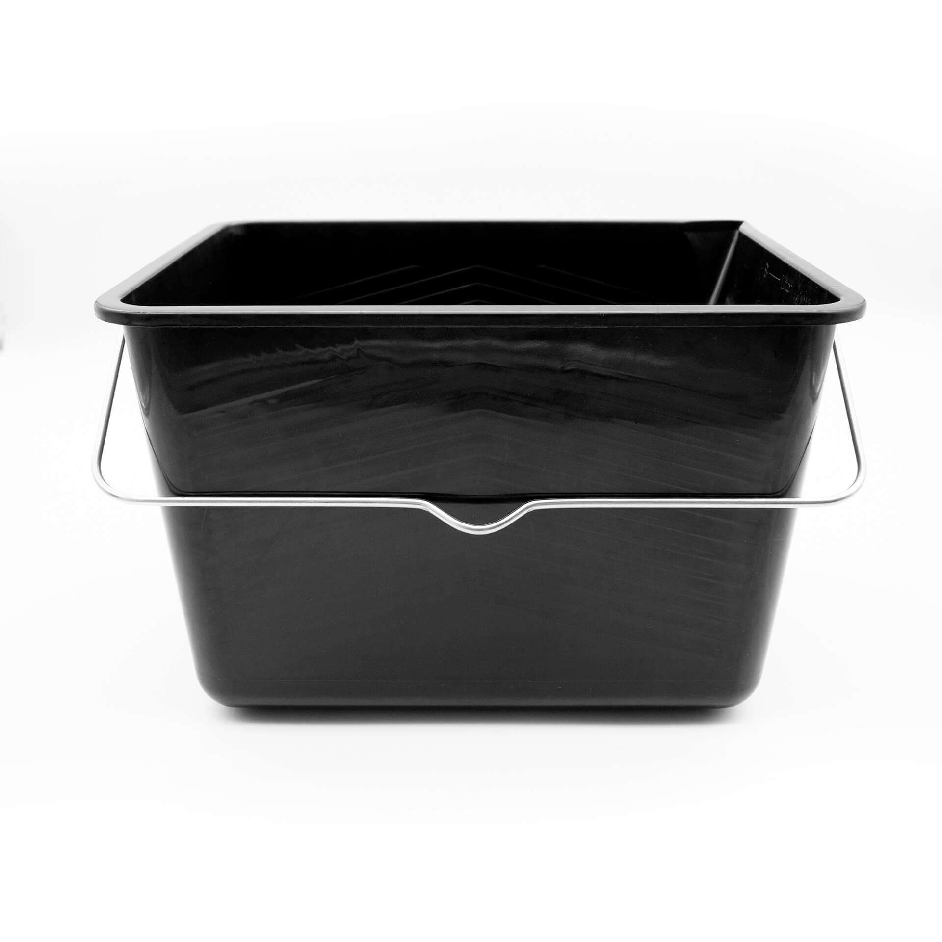 Cubo de pintura 8 L en negro