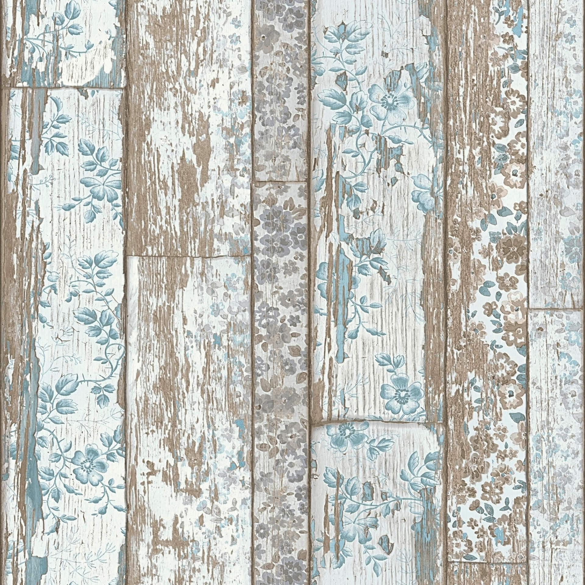 Livingwalls Vliesbehang Neue Bude 2.0 Hout Optiek