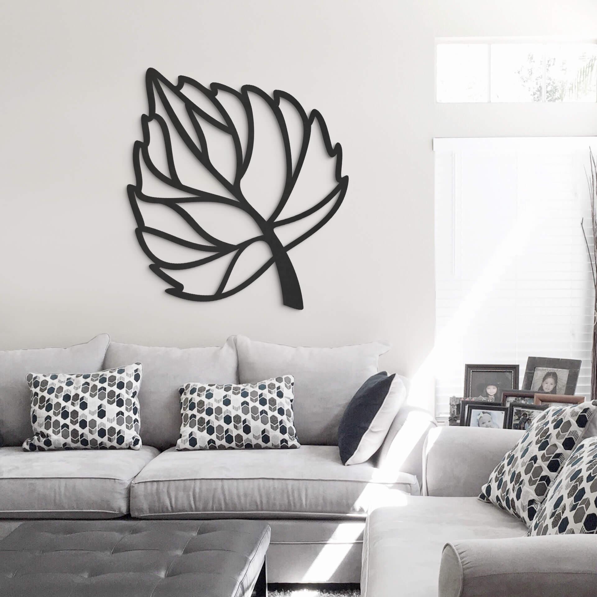 MDF - Decoración en madera - Hoja de abedul curvada