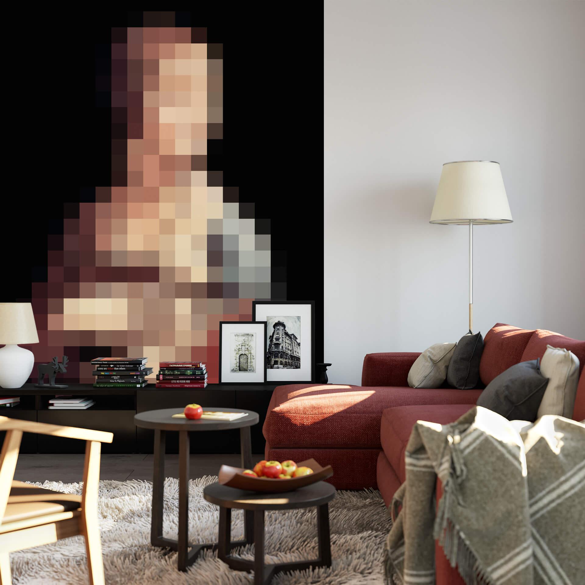 Papier peint photo da Vinci - La Dame à l'hermine - 192x260 cm