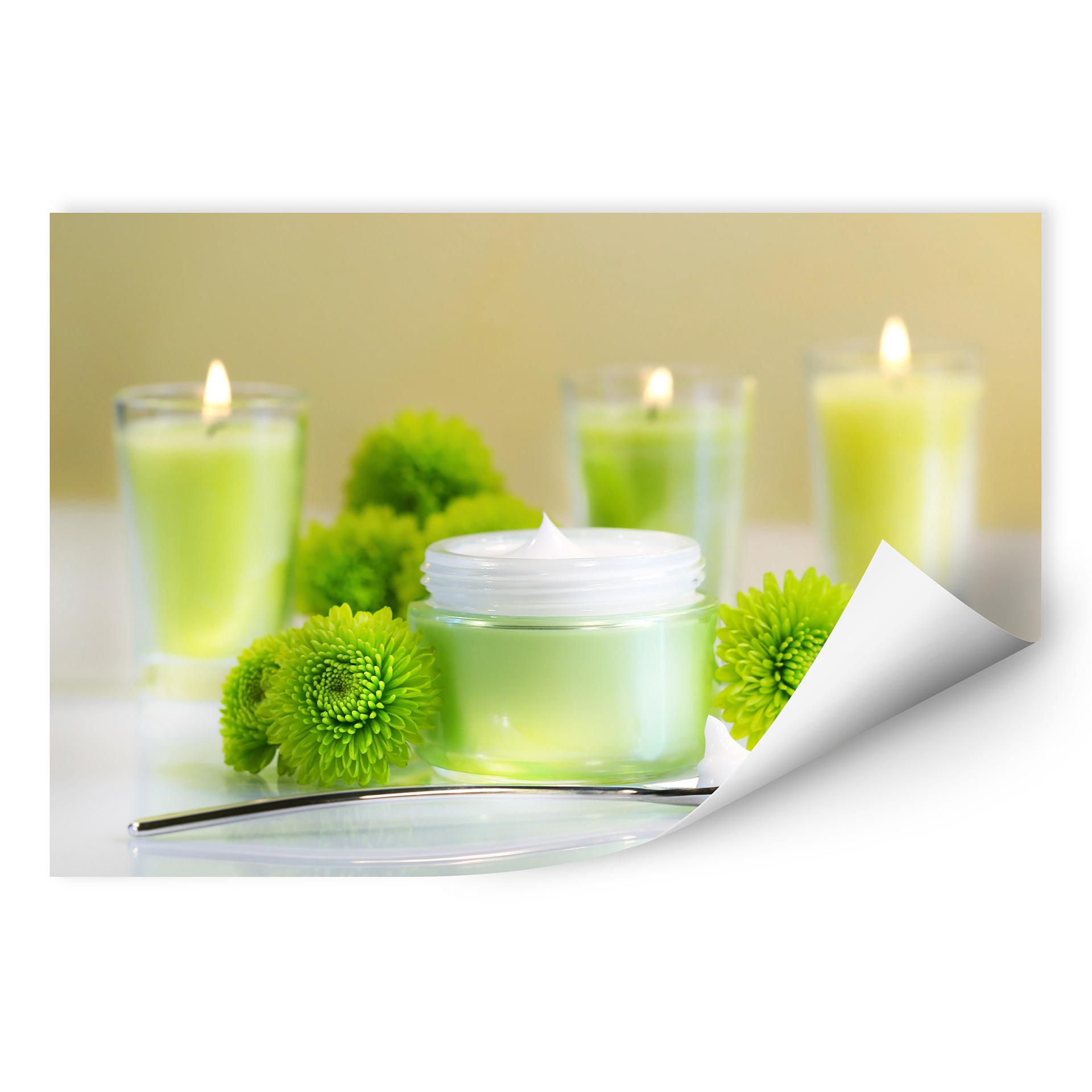 Poster autocollant - W - Candle Lemon