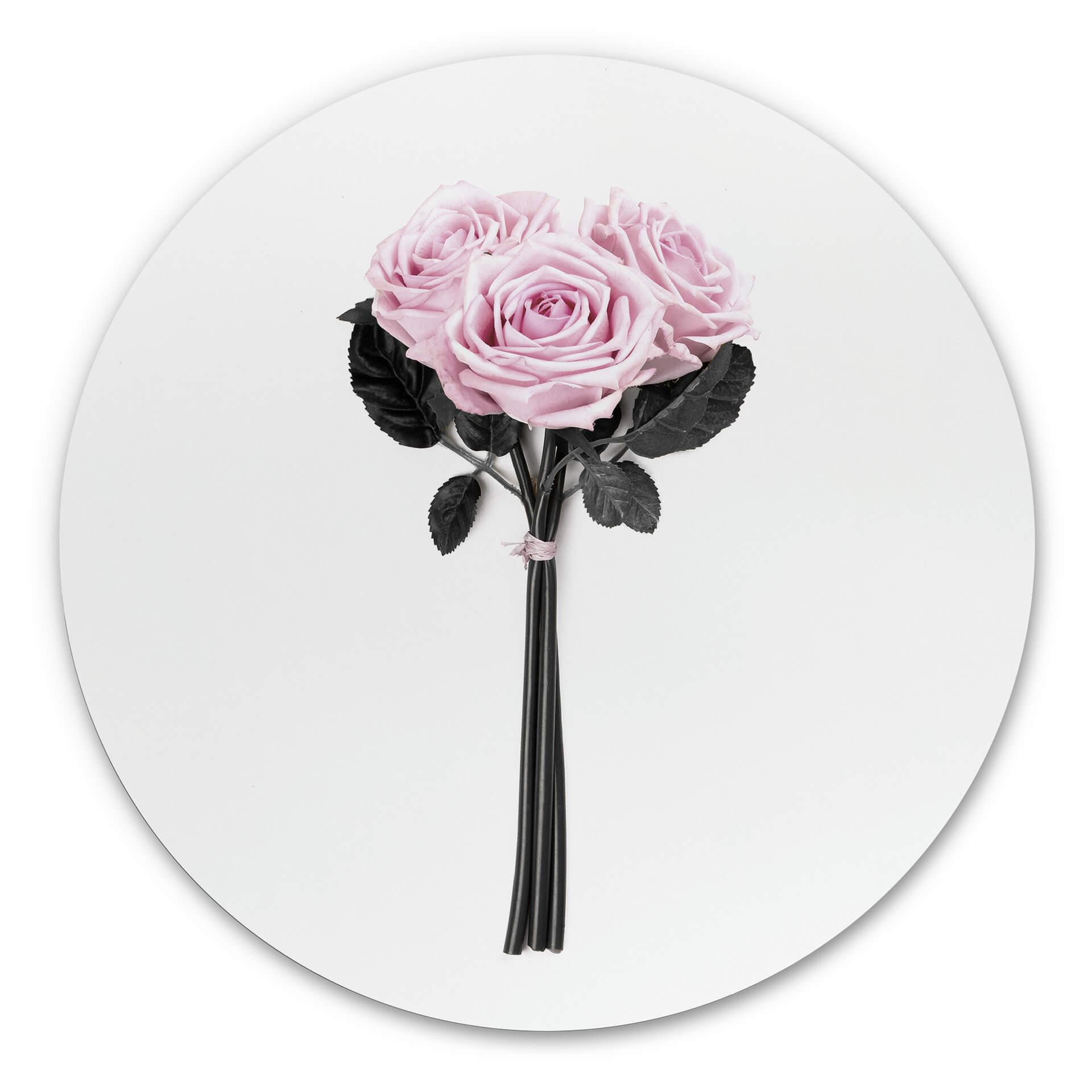 Wandcirkel Kubistika - Beautiful Roses