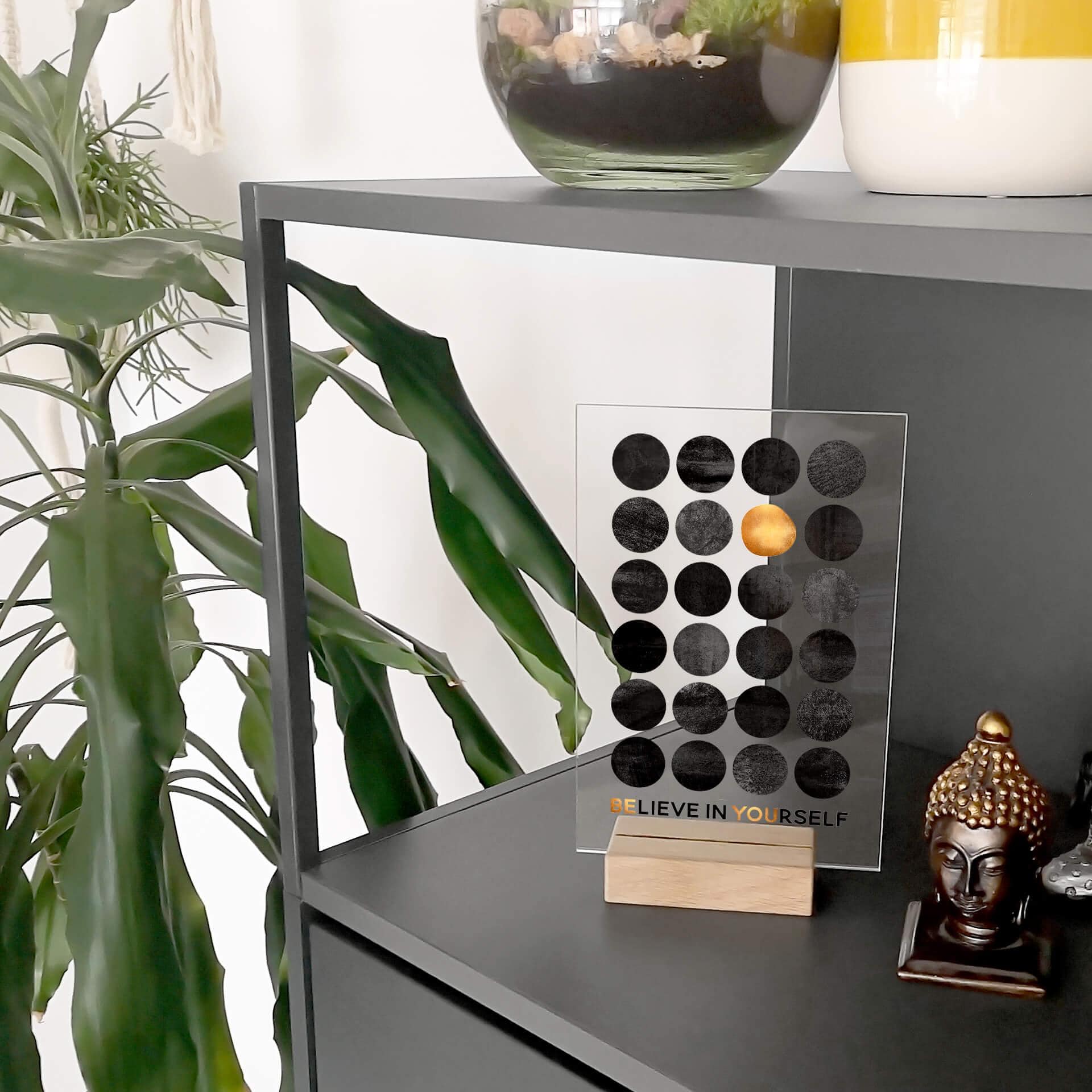 Acrylglas Tafeldecoratie Fredriksson - Believe in Yourself