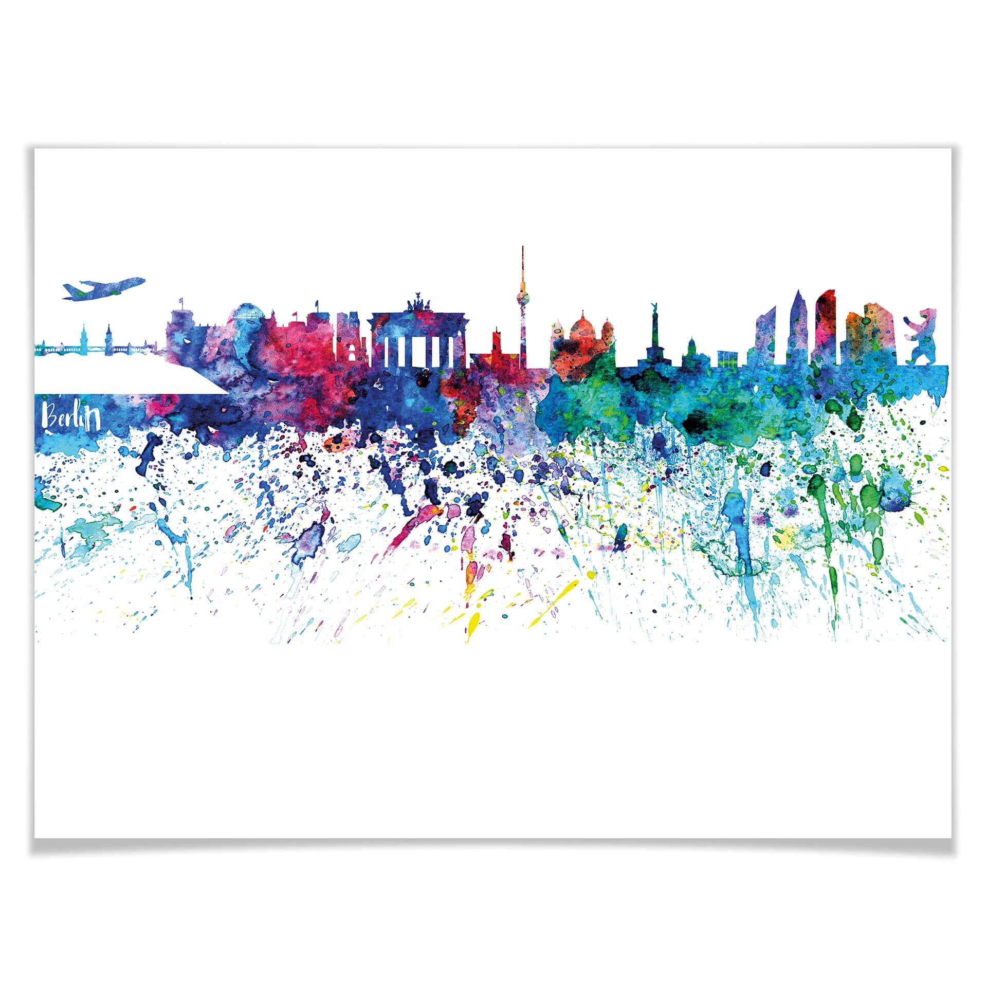 Plakat Bleichner - Berlińska panorama akwarelowa
