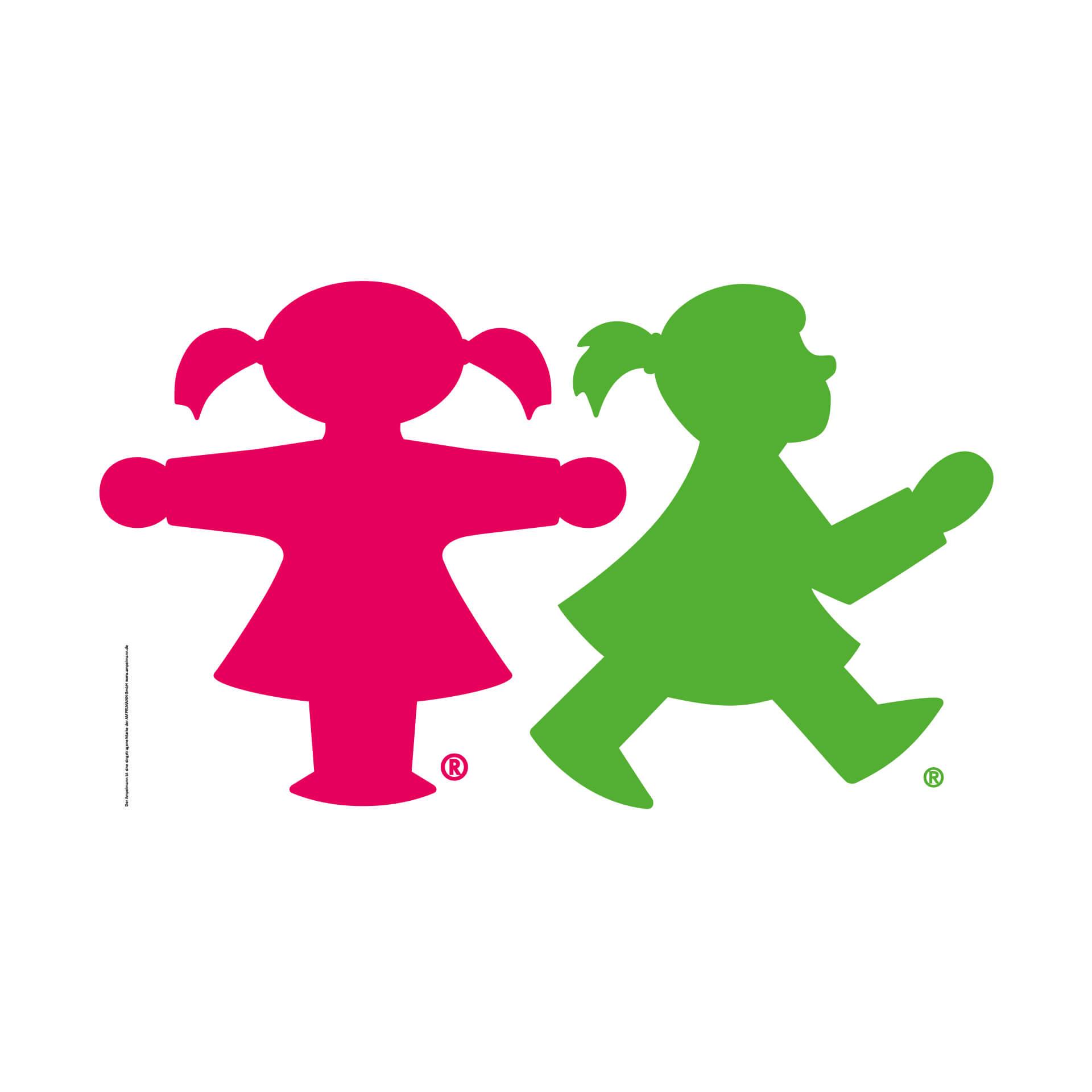 Wandtattoo Ampelmann Mann & Frau