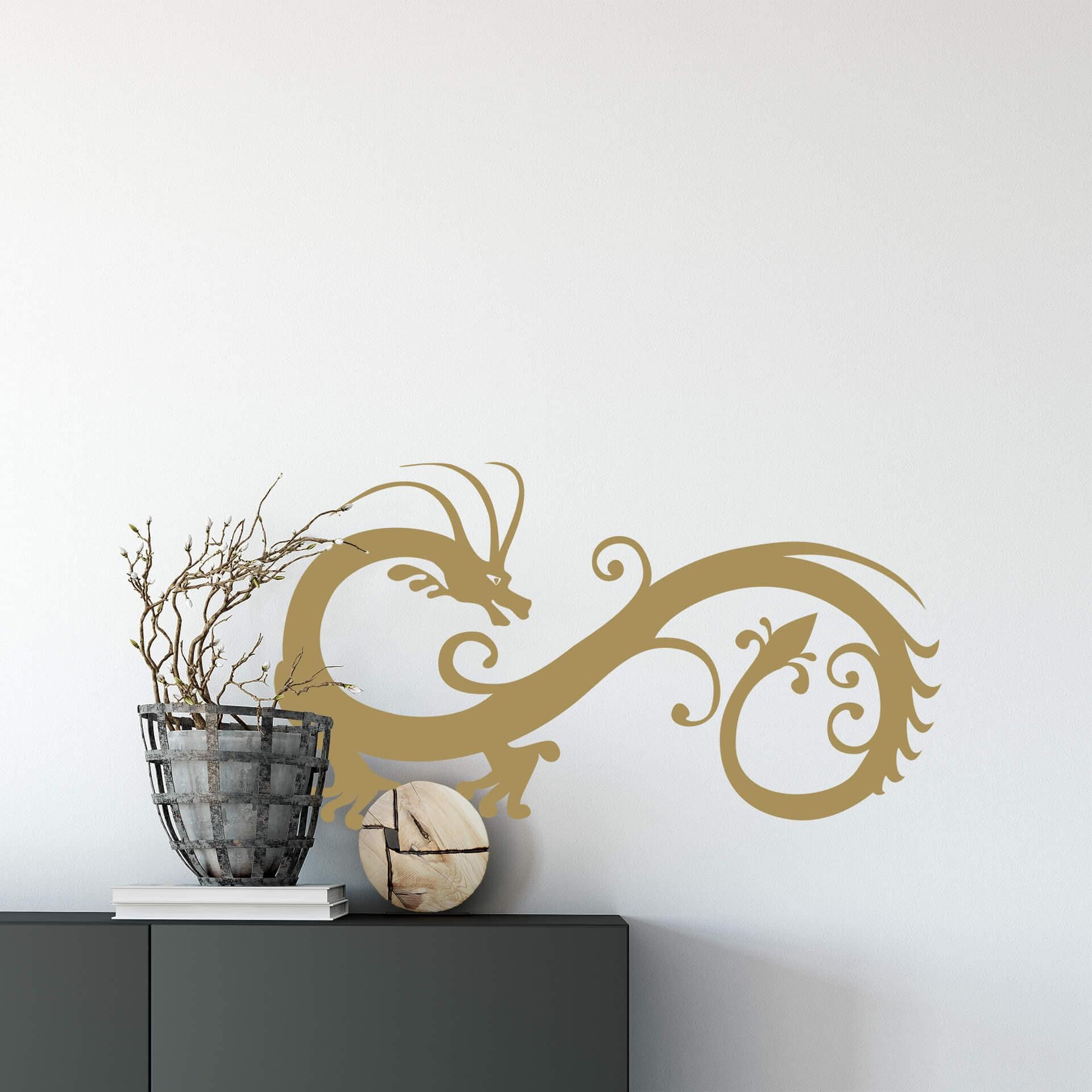 Wallsticker Tribal Drage