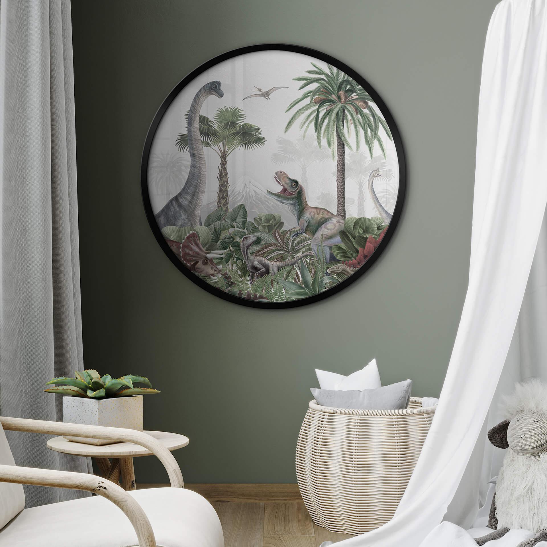 Poster Kikki Belle - Abenteuer der Dinos - Rund