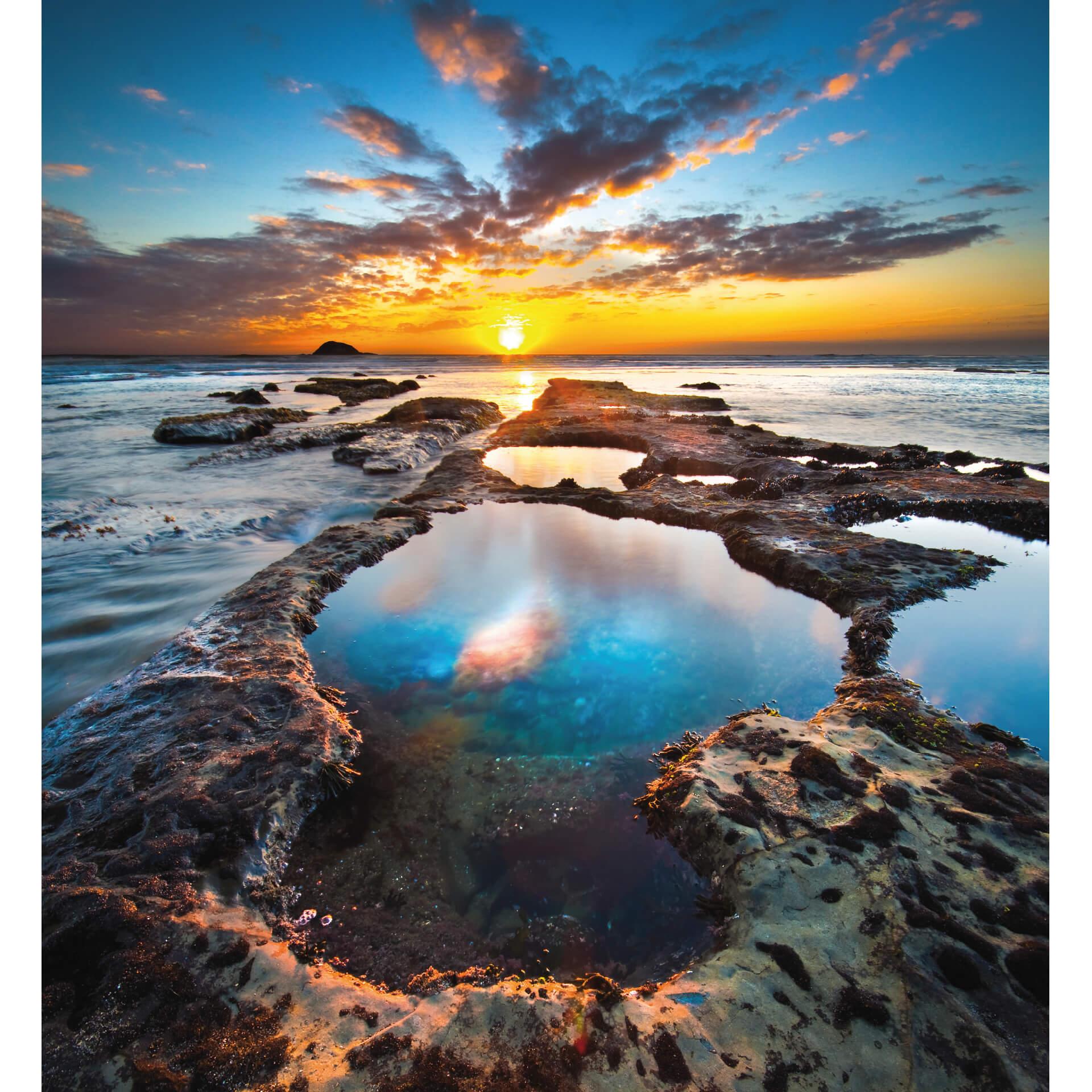 Fototapete Maori Bay - 240x260 cm