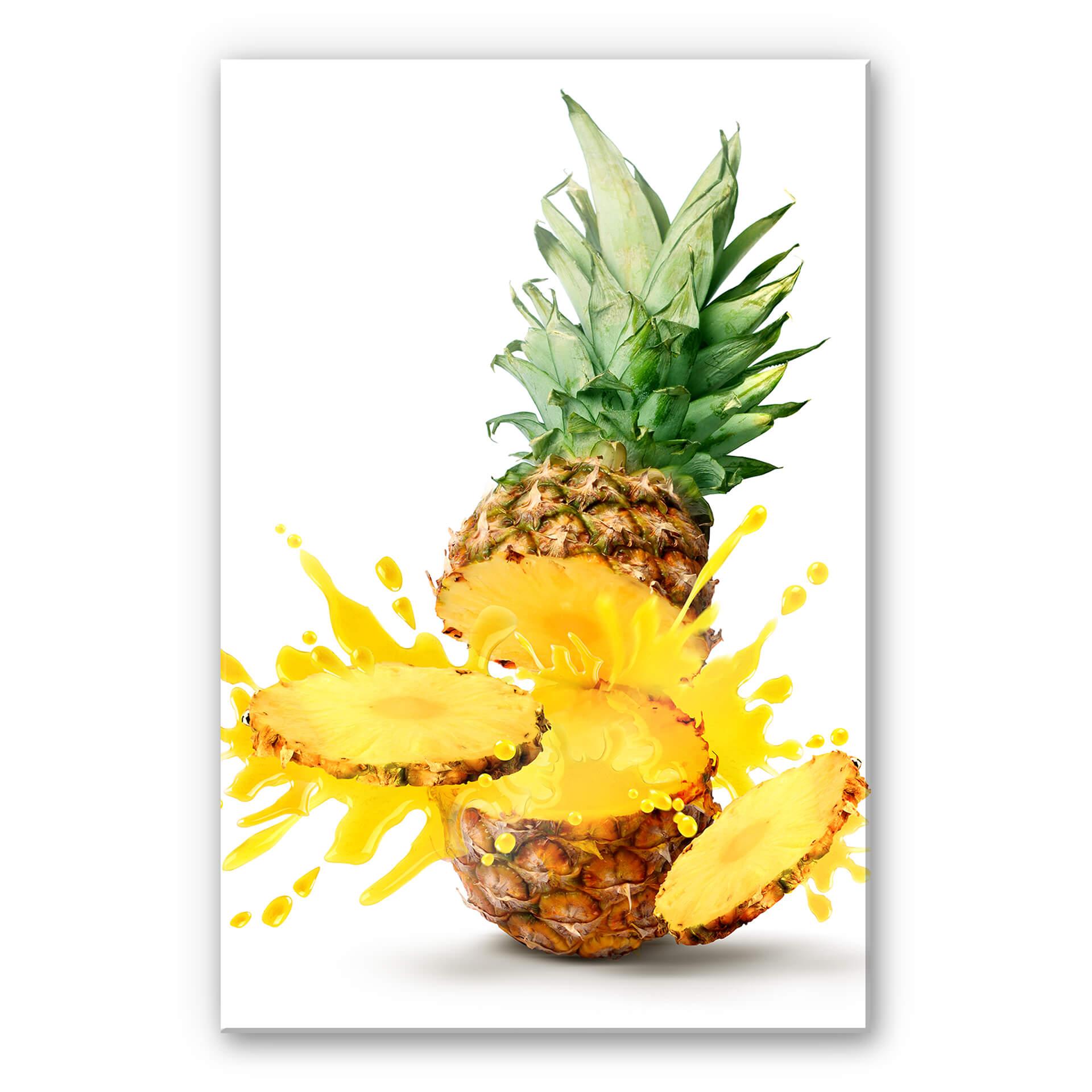 Stænkplade - Splashing Pineapple - Højkant