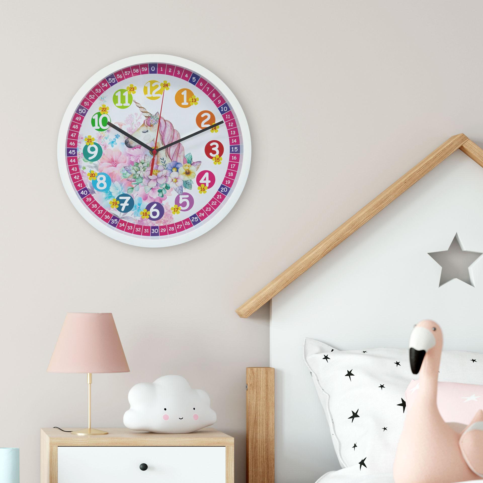 Orologio Unicorno - tondo Ø30 cm