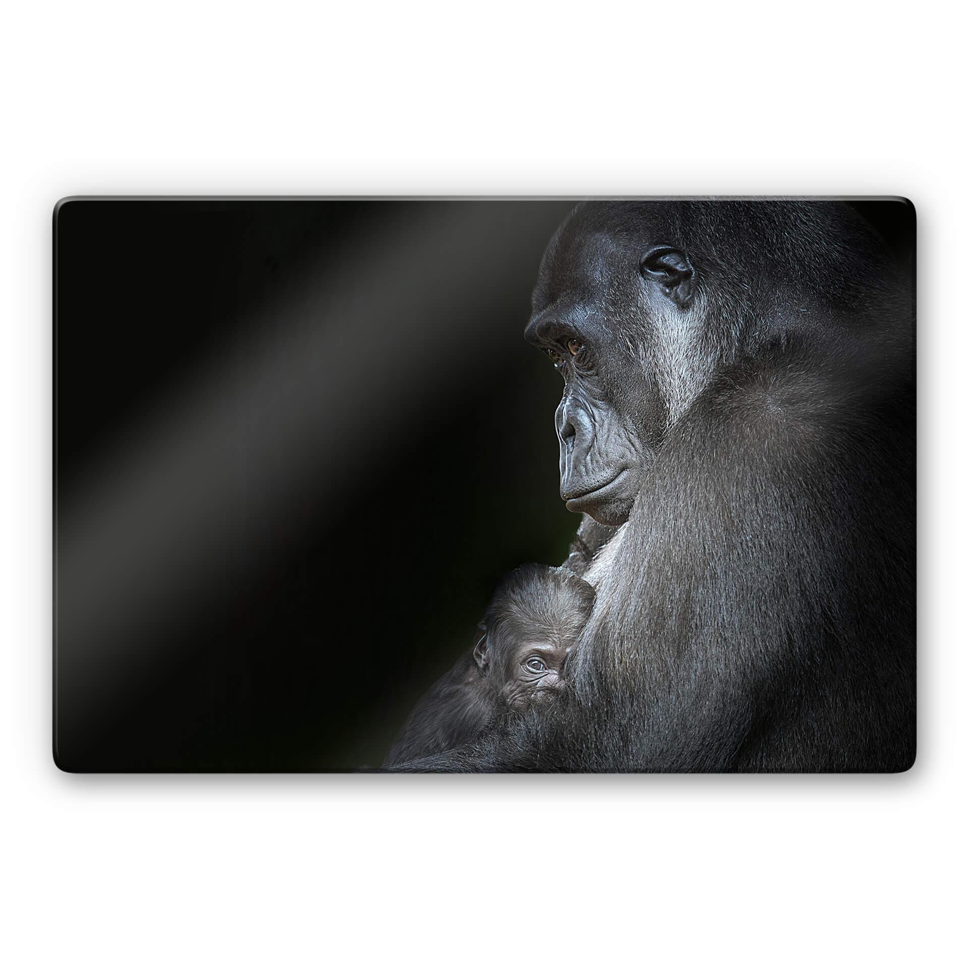 Glasschilderij Cuadrado - Tenderness
