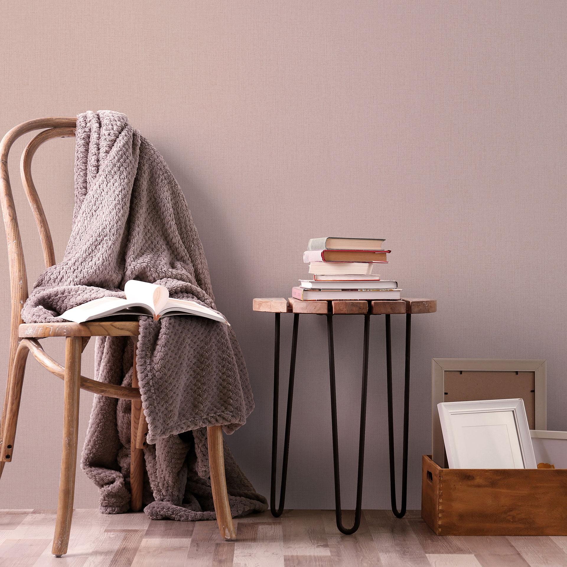 Moderne PVC-frit non-woven tapet i rosa