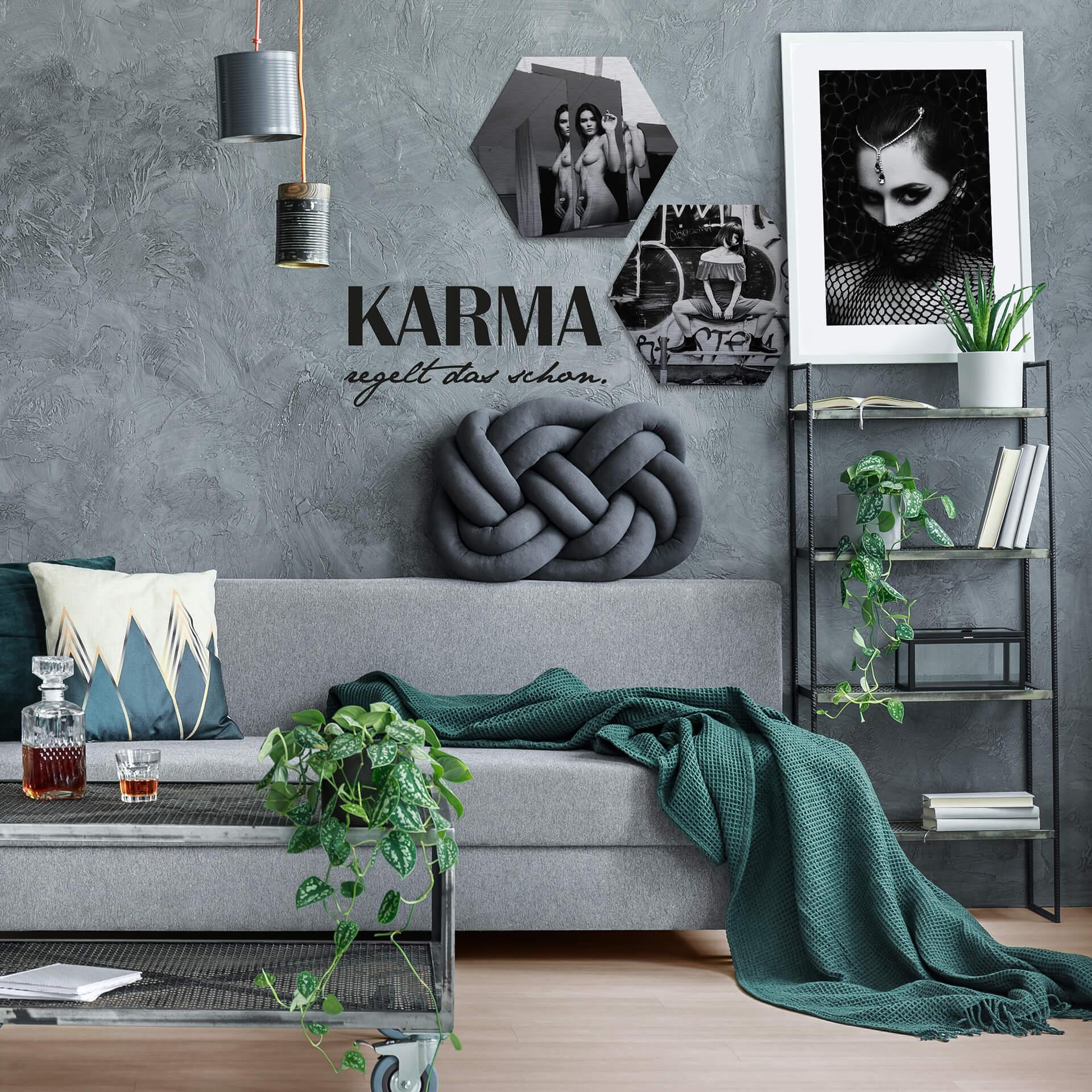 Wandtattoo Karma regelt das schon