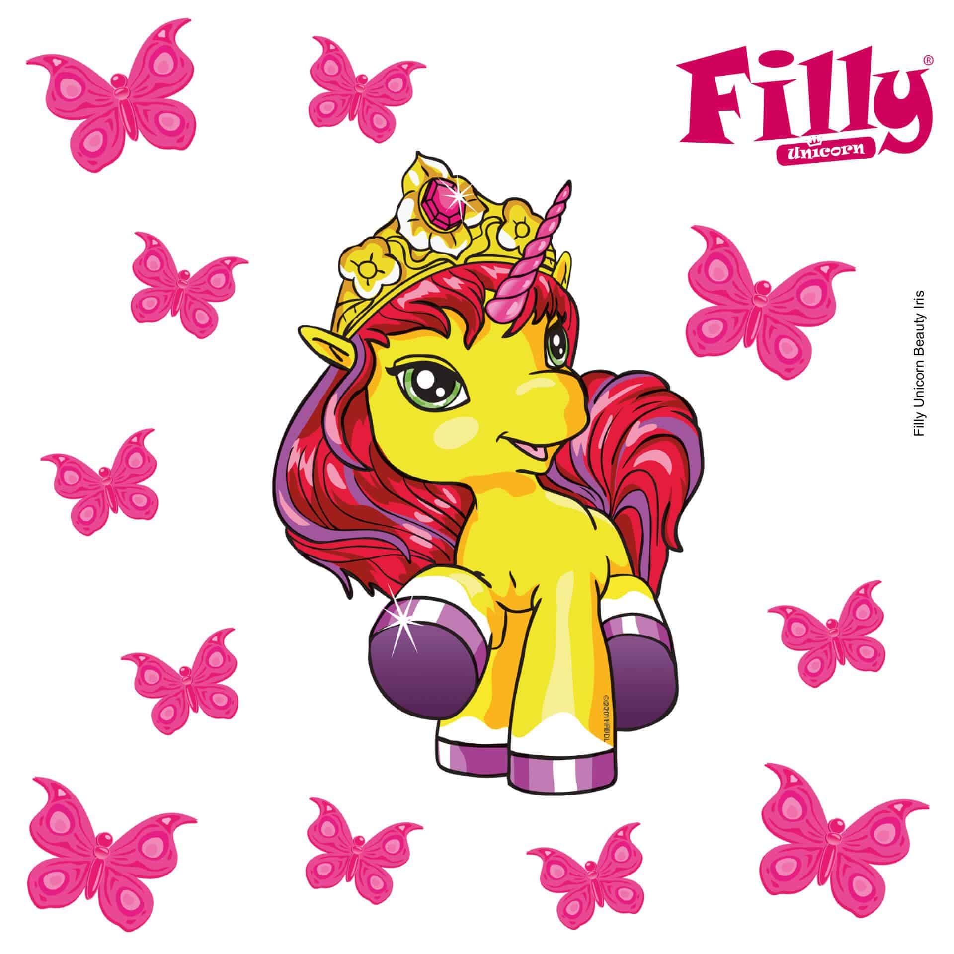 Wallsticker Filly Unicorn Beauty Iris
