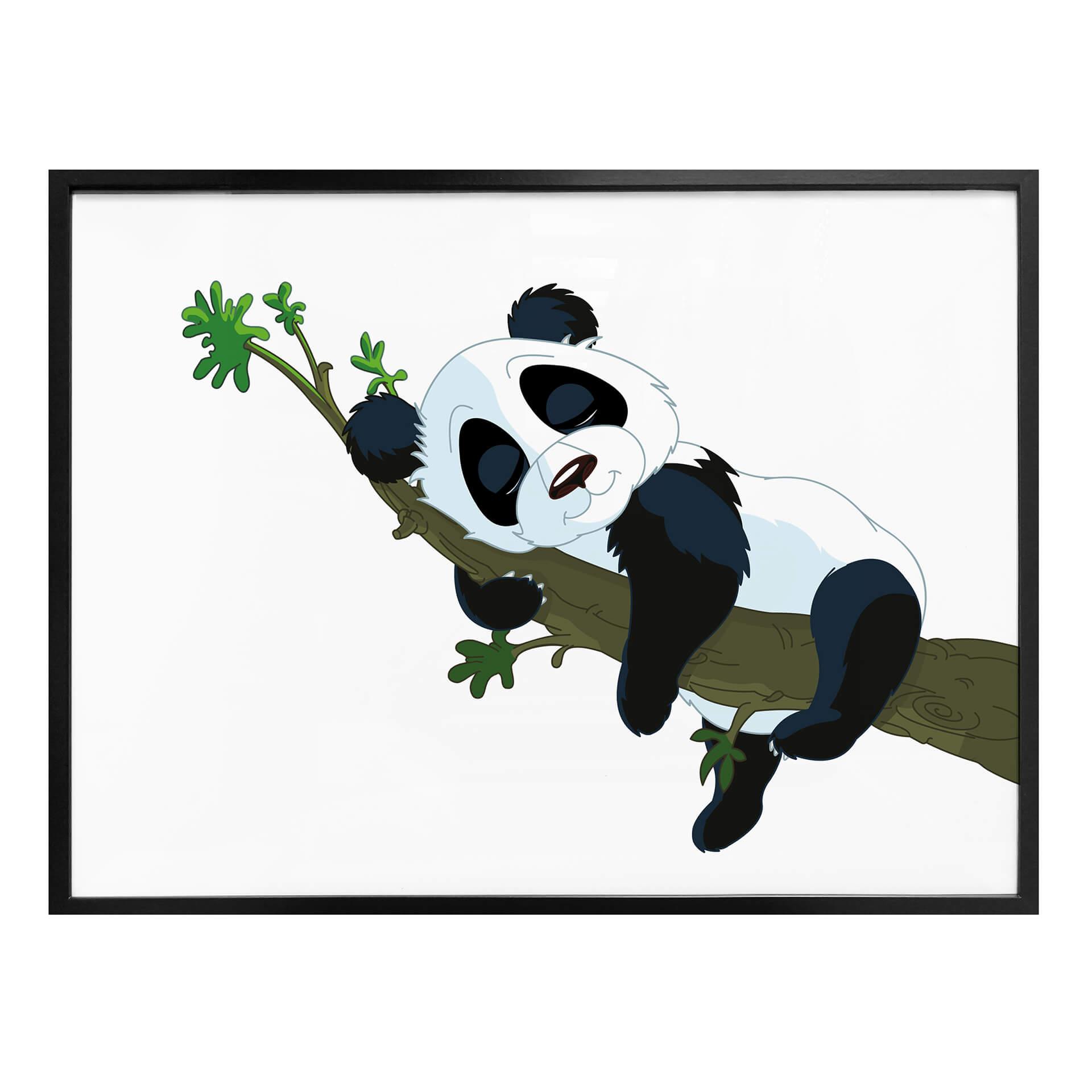 Plakat - Sovende Panda
