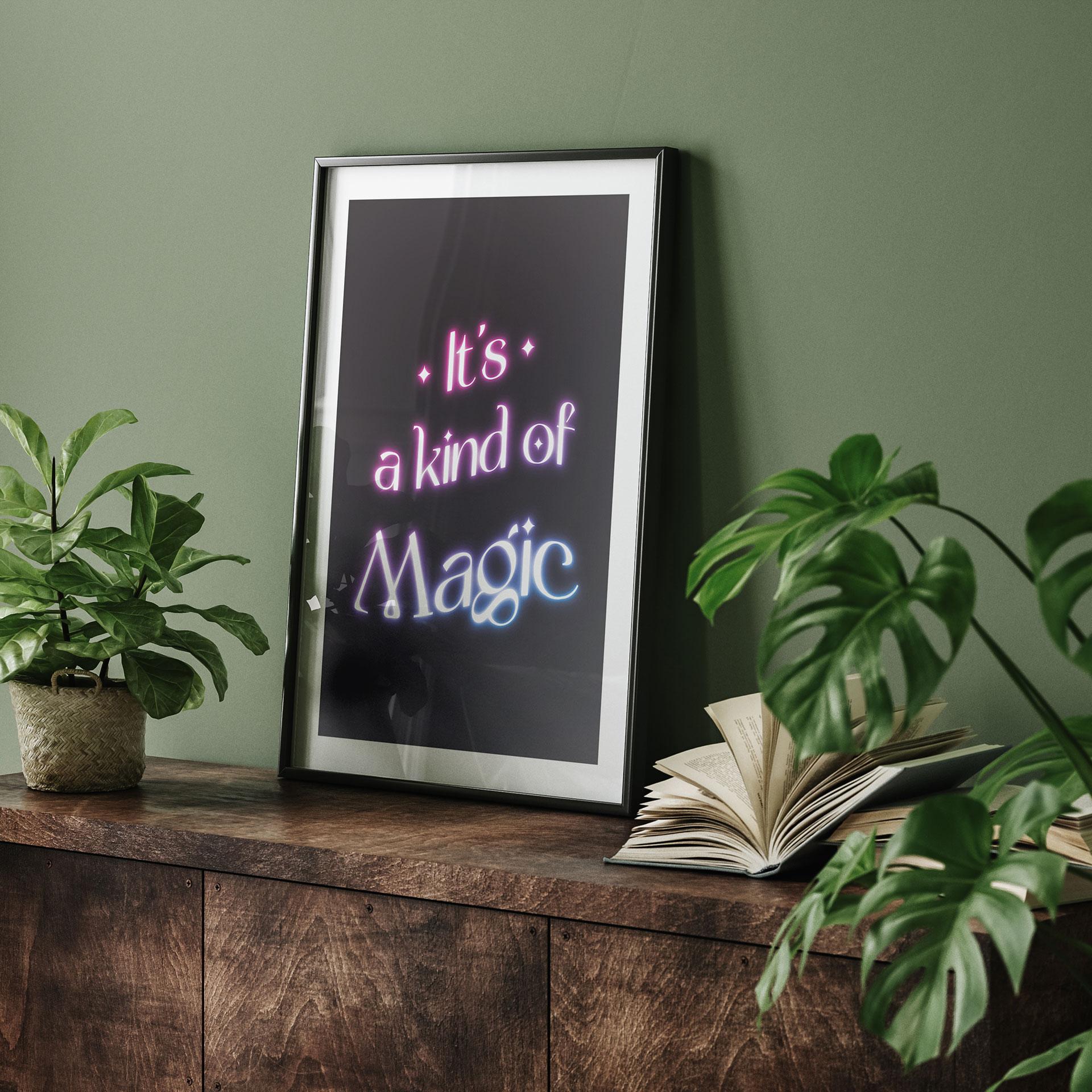 Plakat Songtext - It's a kind of magic