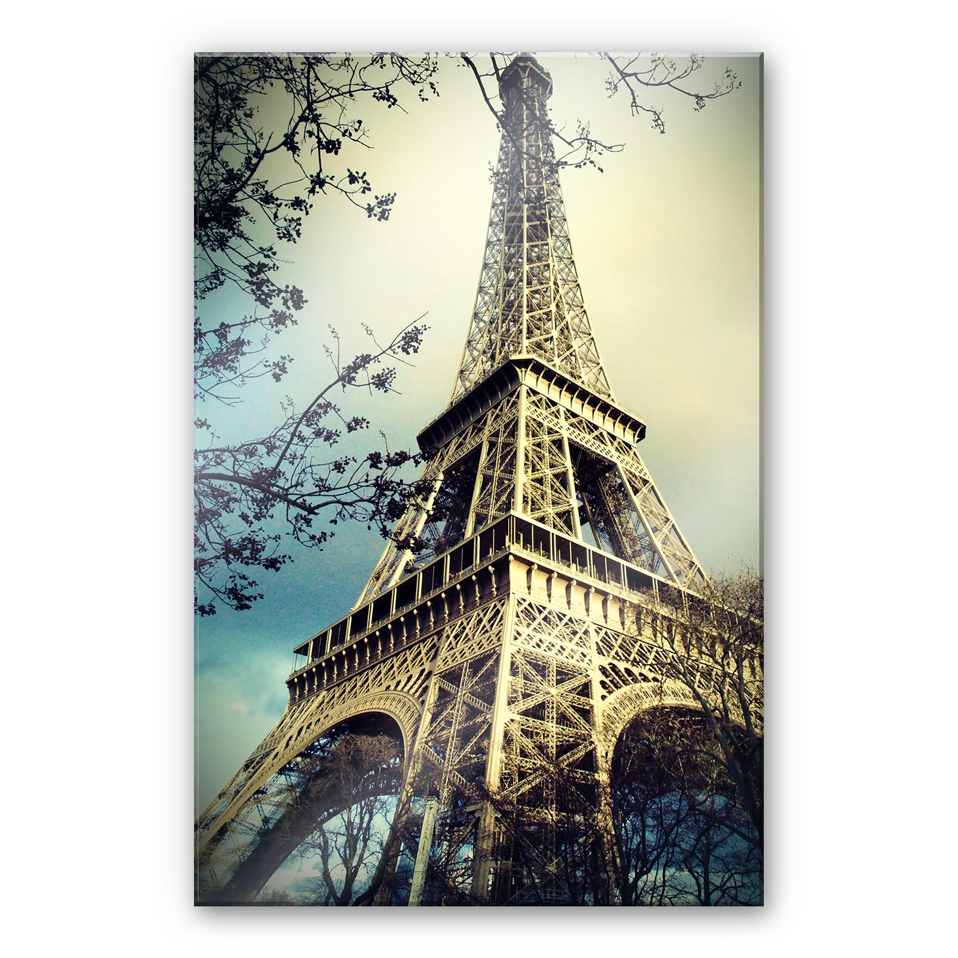 Tableau en verre acrylique - Paris Tour Eiffel