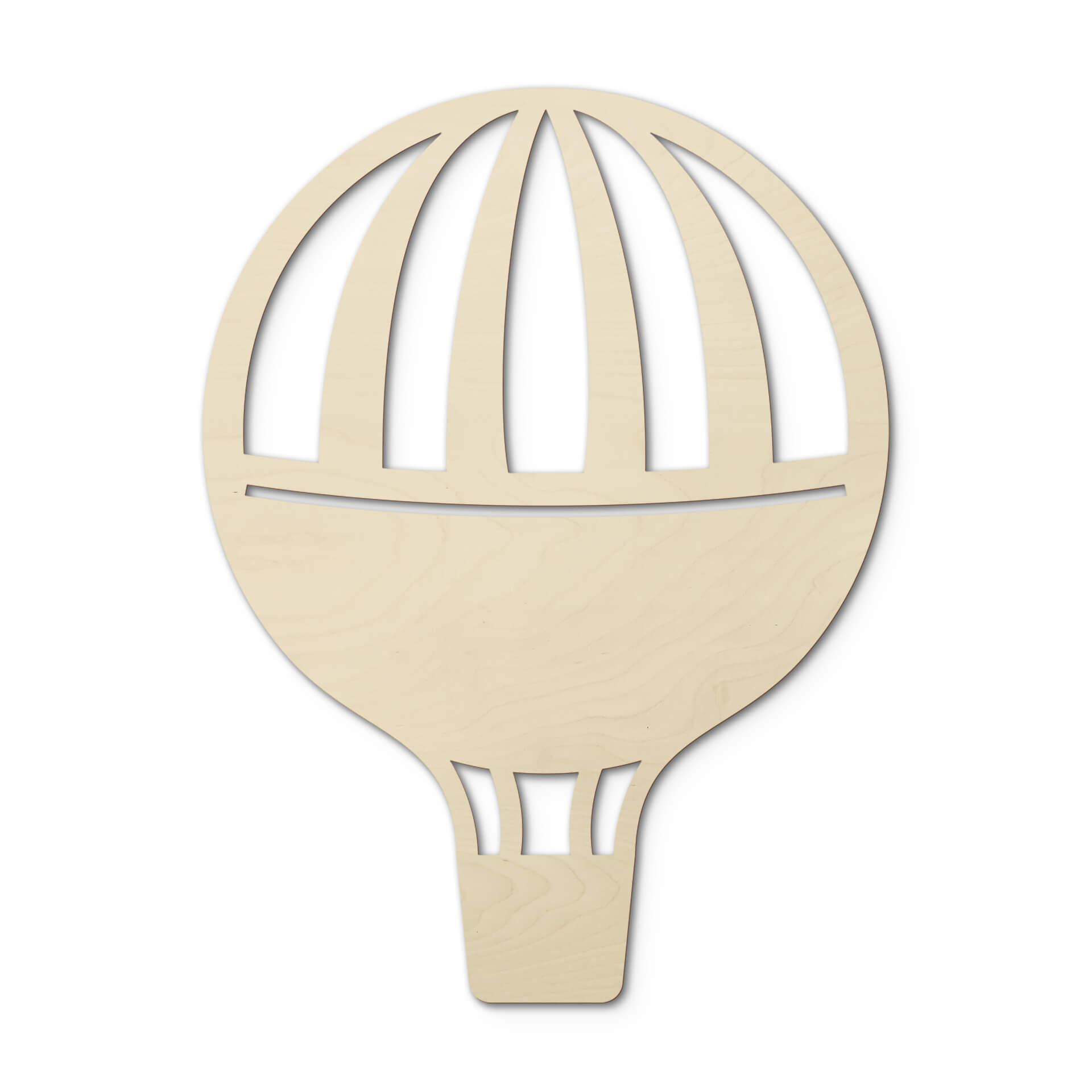 Decoro in legno - Mongolfiera