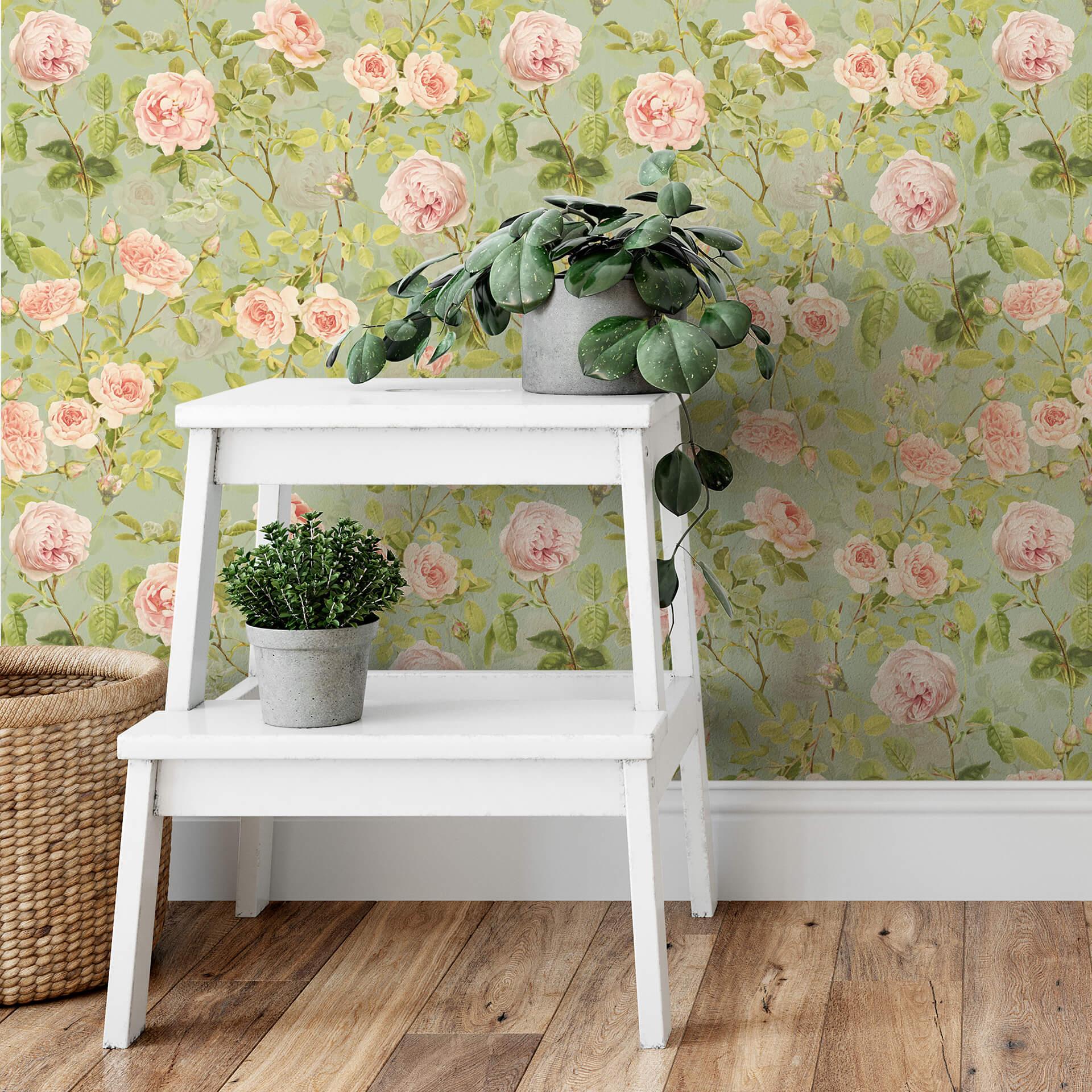 Patroonbehang UN Designs - Rose Garden