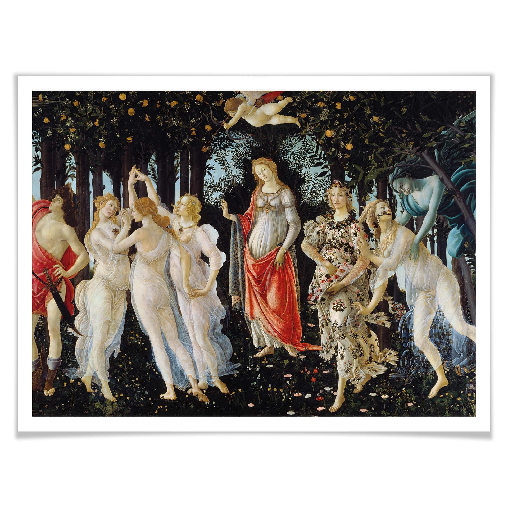 Plakat Botticelli - Wiosna