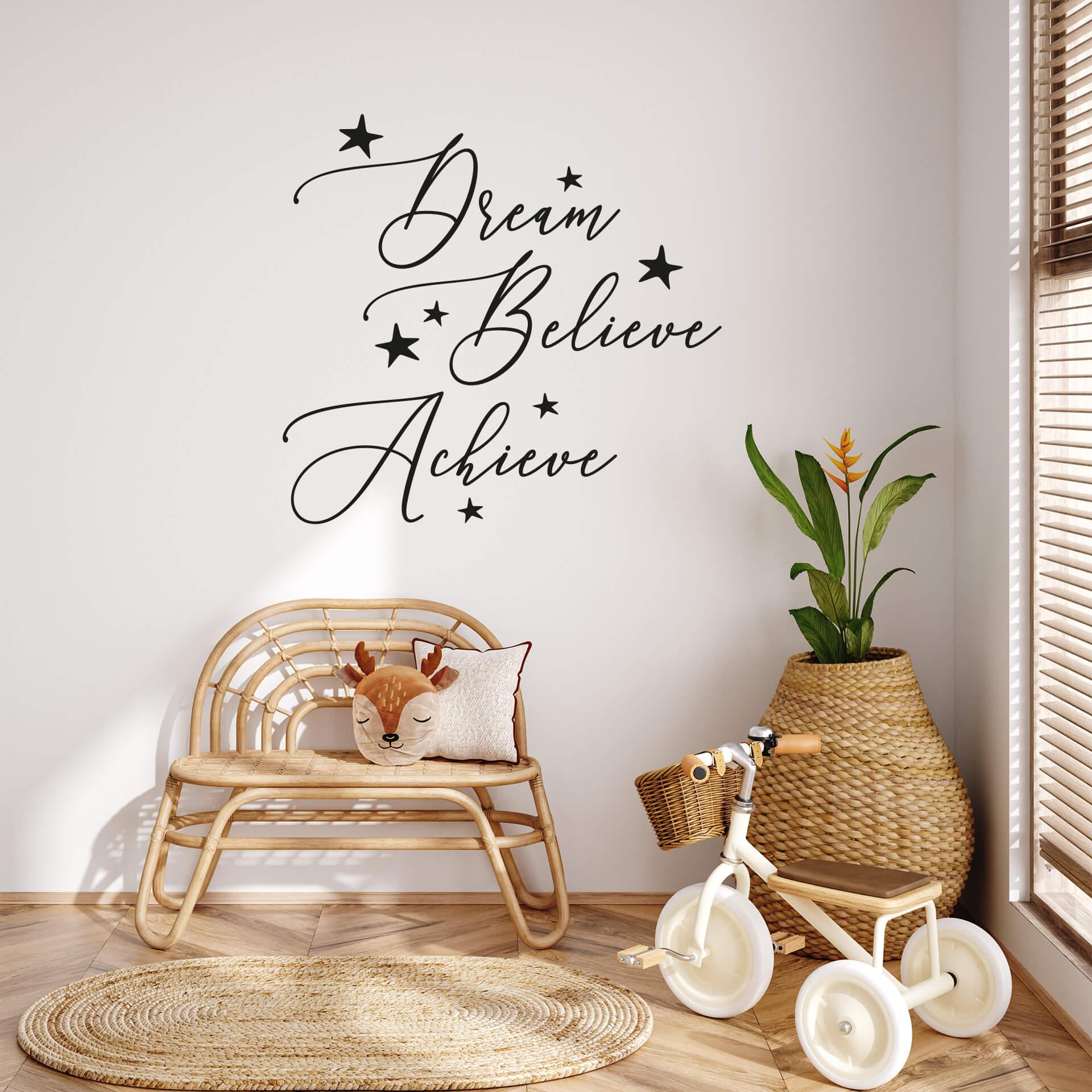 Wallsticker - Dream Believe Achieve